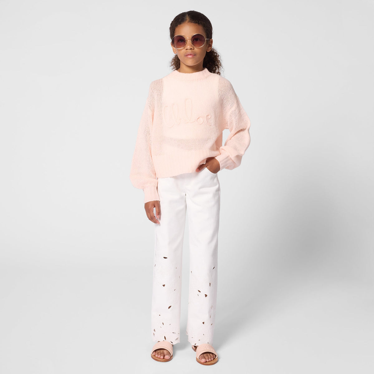 CHLOÉLaser Waist Trousers3617165880704SAVANNA