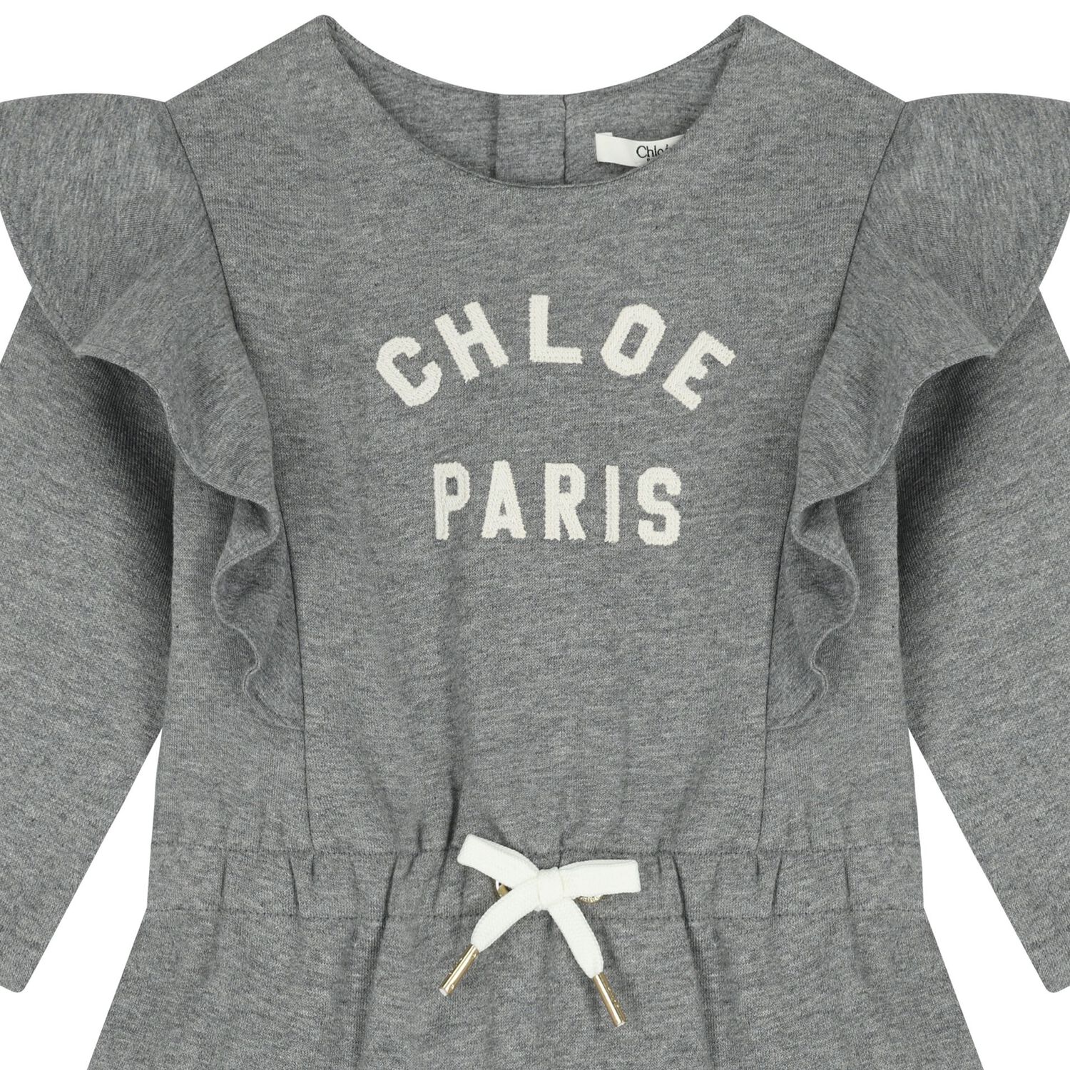 CHLOÉLogo Ruffled Dress3617165745065SAVANNA