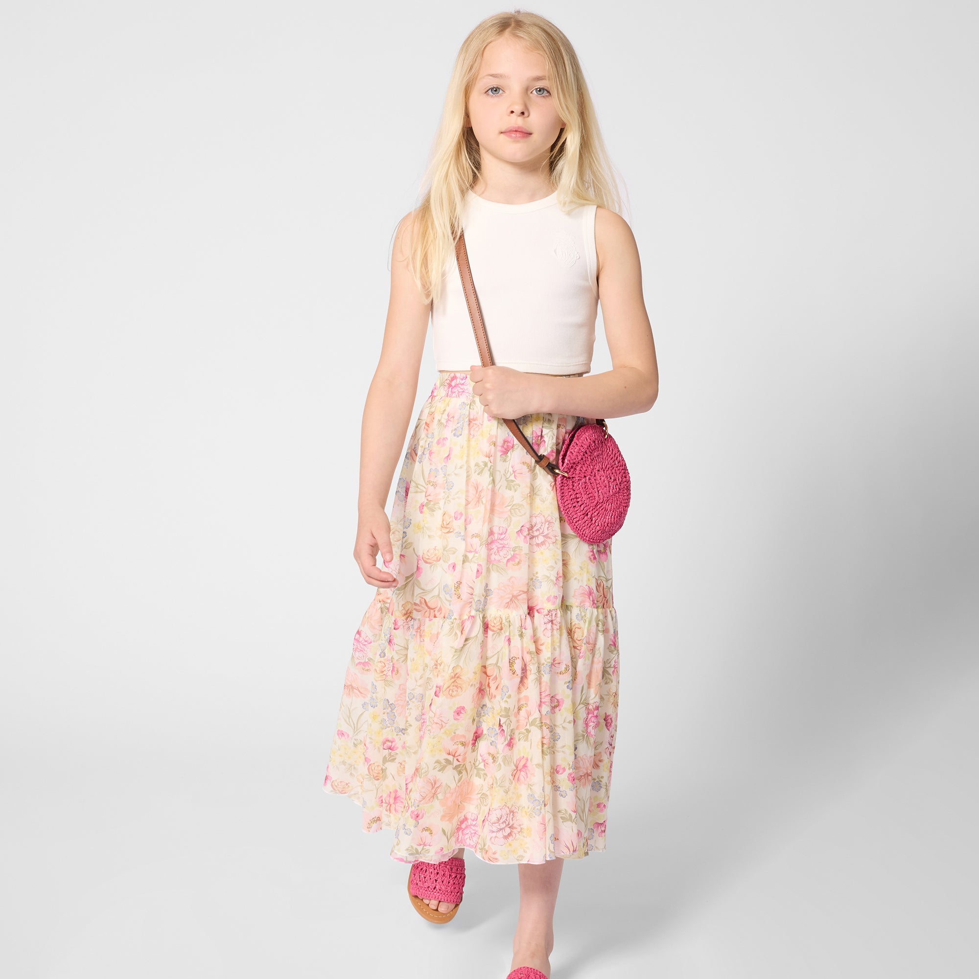 CHLOÉLogo Straw Crossbody Bag3617165957765SAVANNA