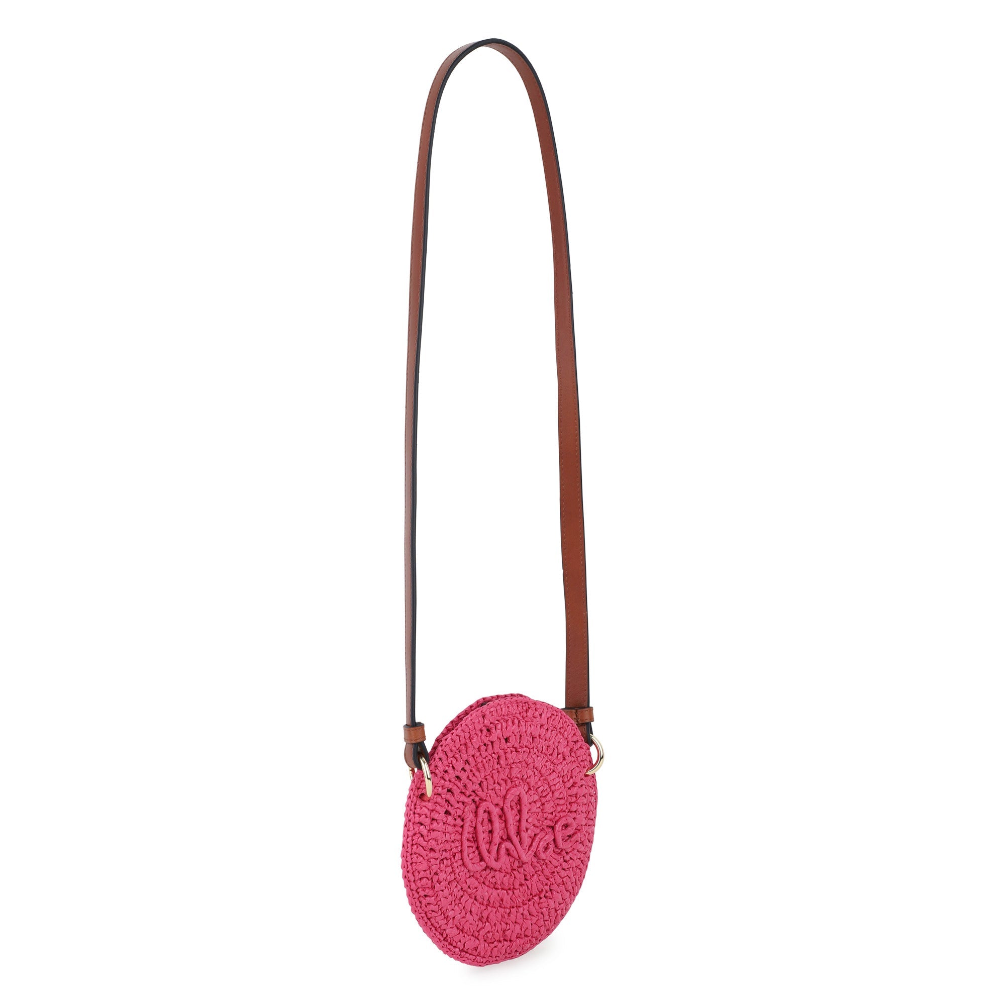 CHLOÉLogo Straw Crossbody Bag3617165957765SAVANNA
