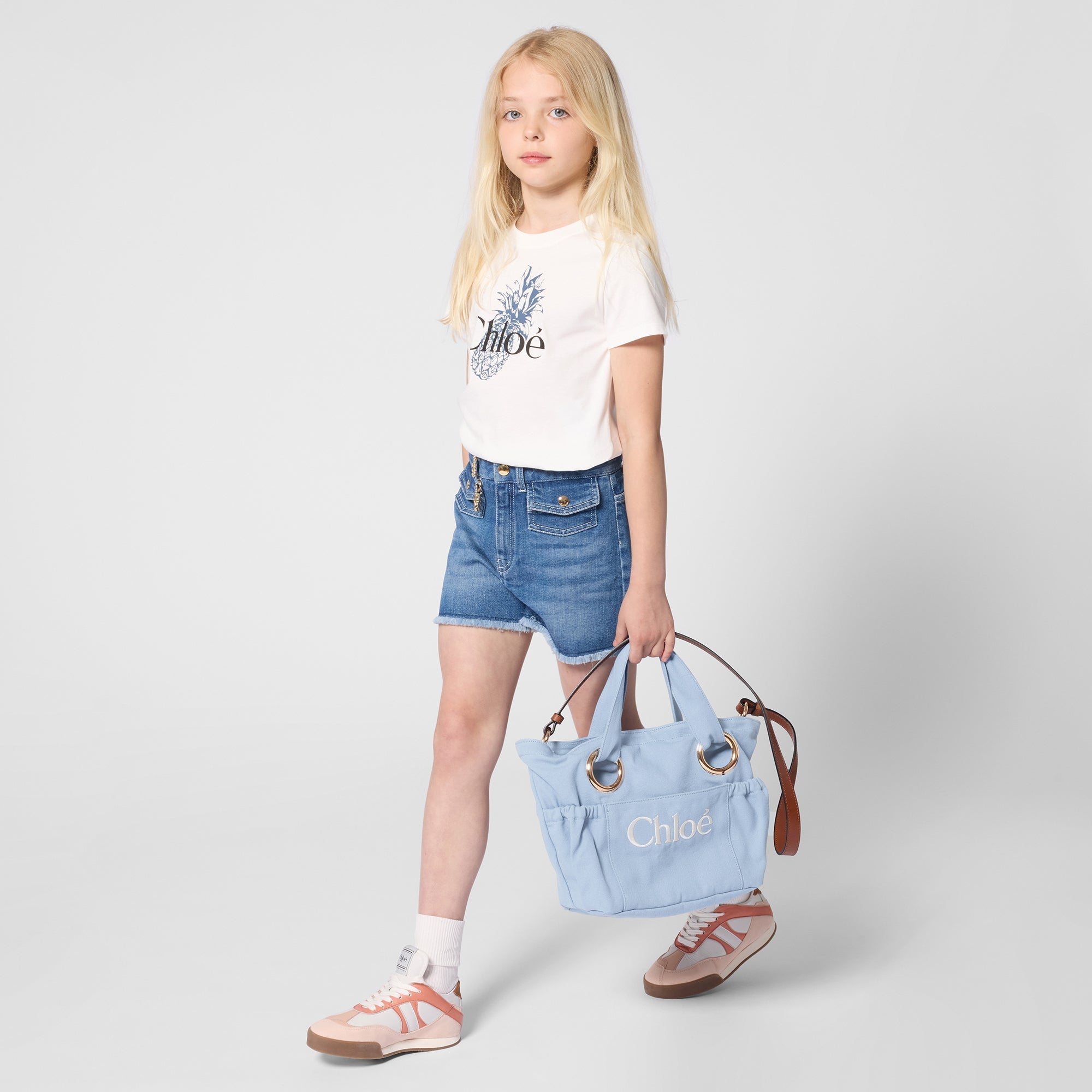 CHLOÉPineapple Logo T-Shirt3617165859199SAVANNA