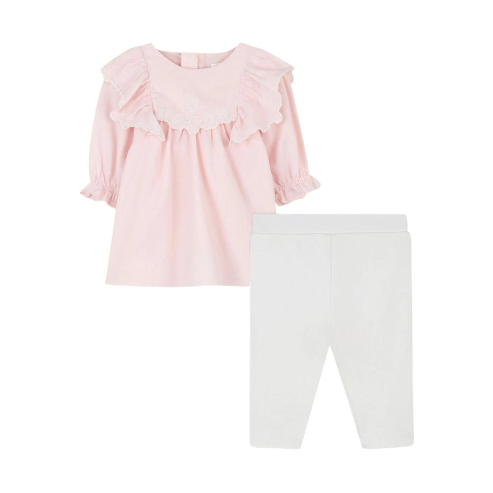 CHLOÉRuffled Dress and Leggings Set3617165526480SAVANNA