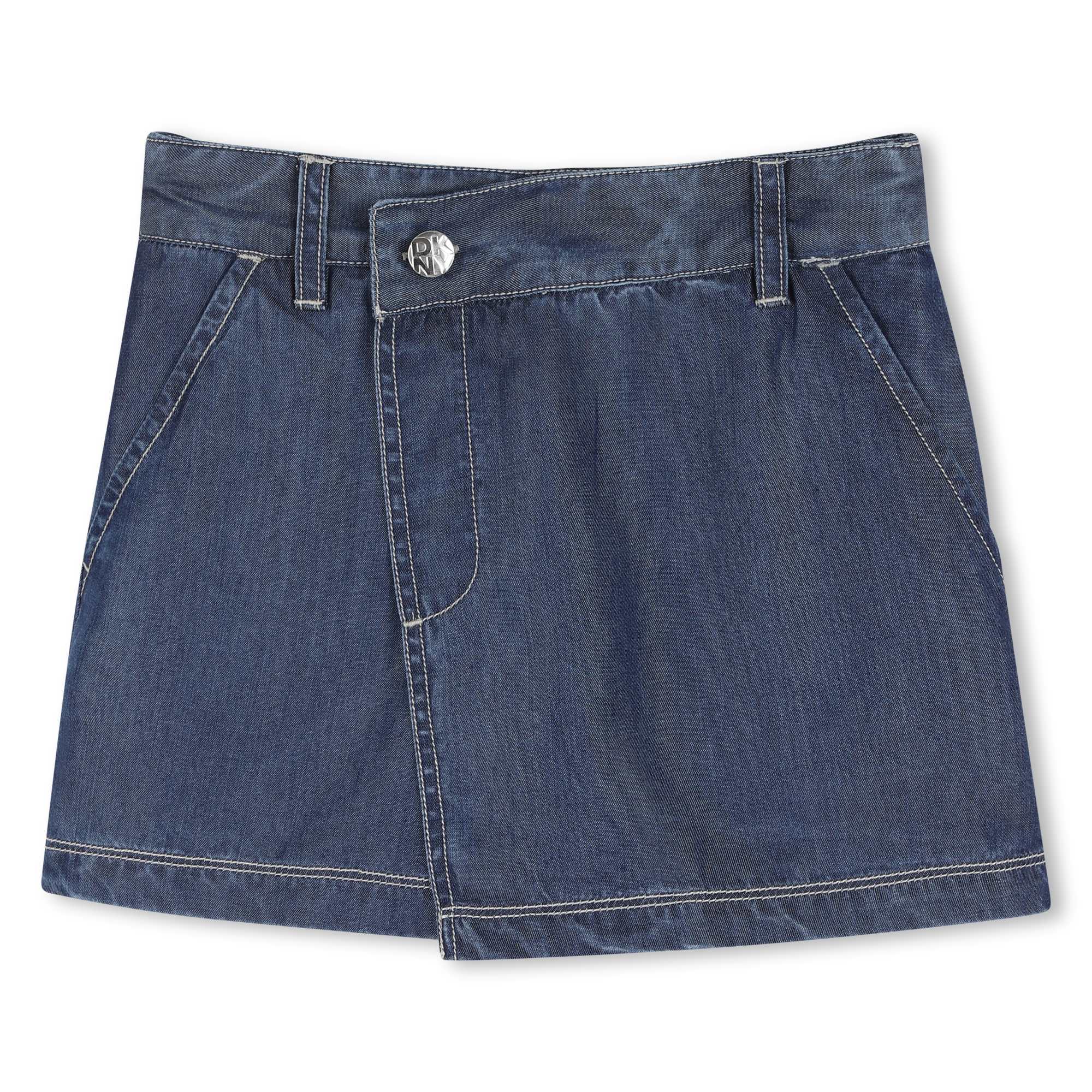 DKNYDenim Logo Shorts3617165859625SAVANNA