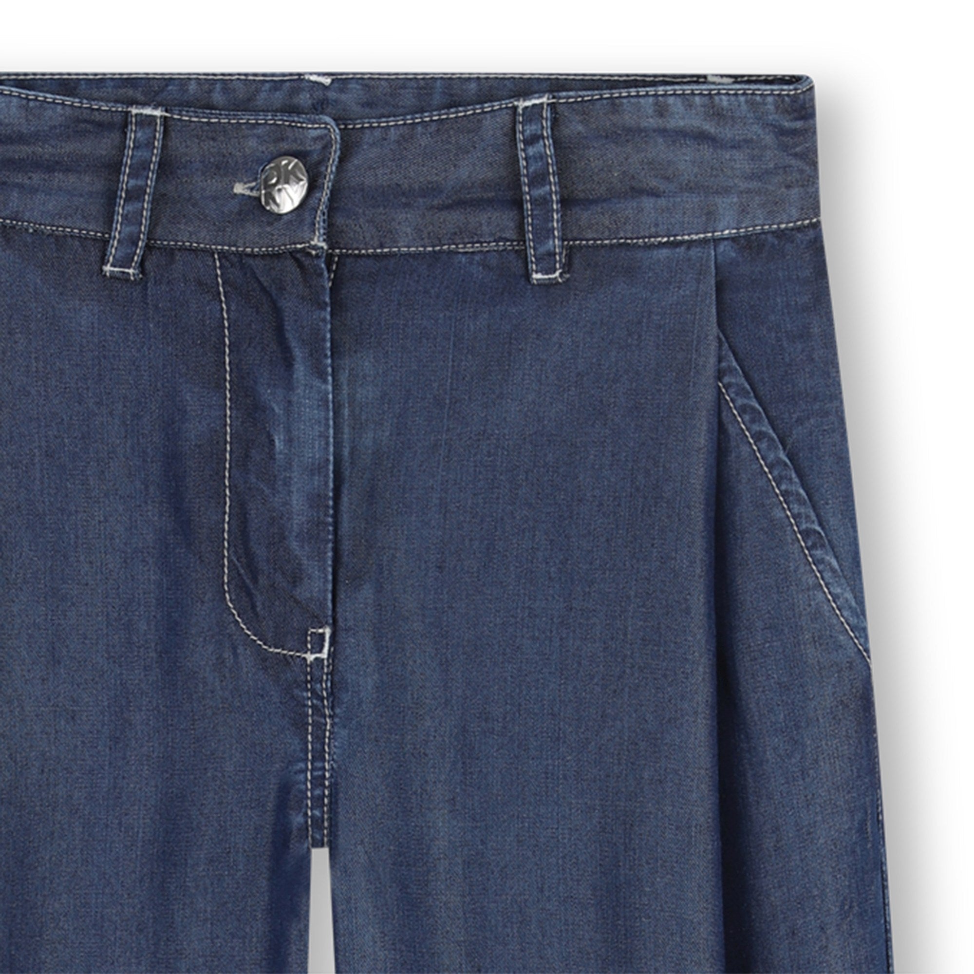 DKNYEmbroidered Logo Wide Trousers3617165857829SAVANNA