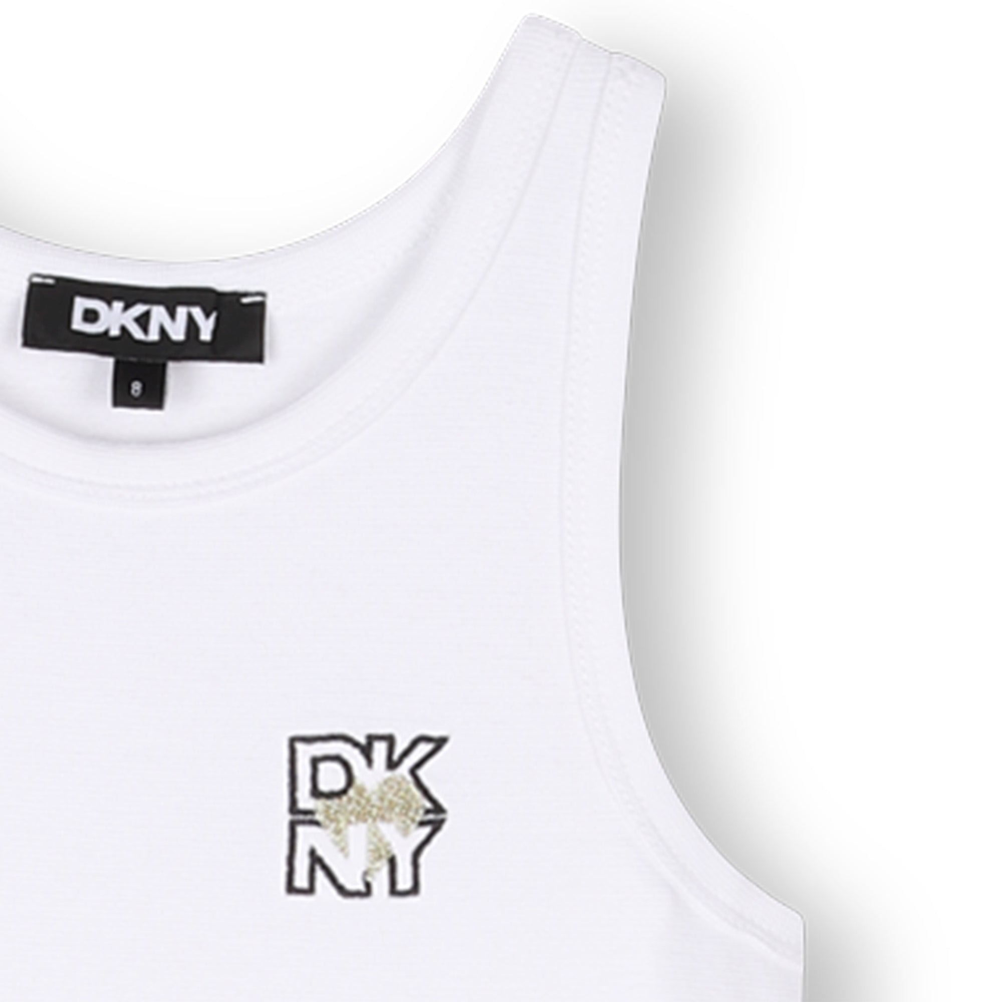 DKNYLogo Embroidered Midi Dress3617165320576SAVANNA