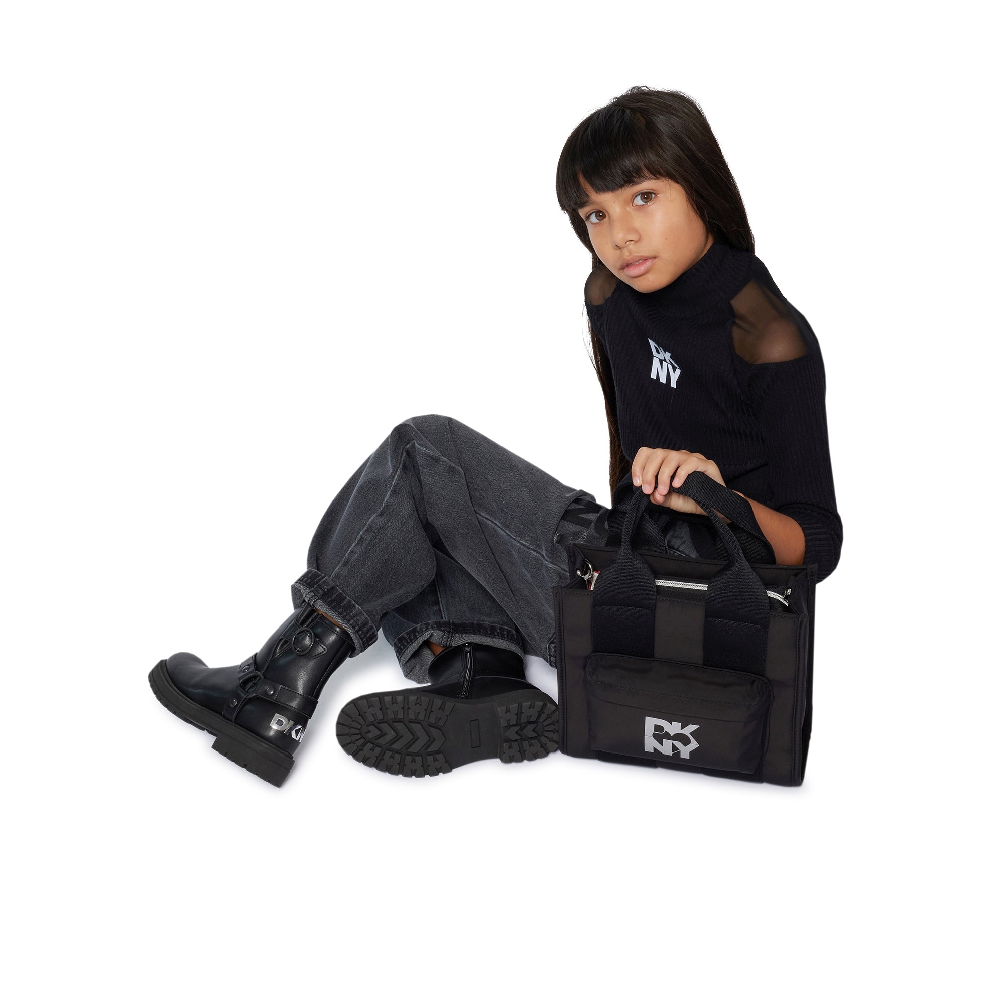 DKNYLogo Print Sweater3617165583292SAVANNA