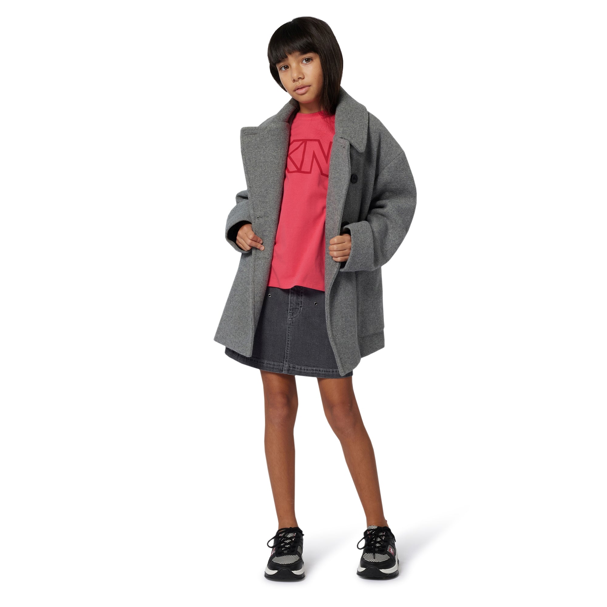 DKNYLogo Print T-Shirt3617165687211SAVANNA