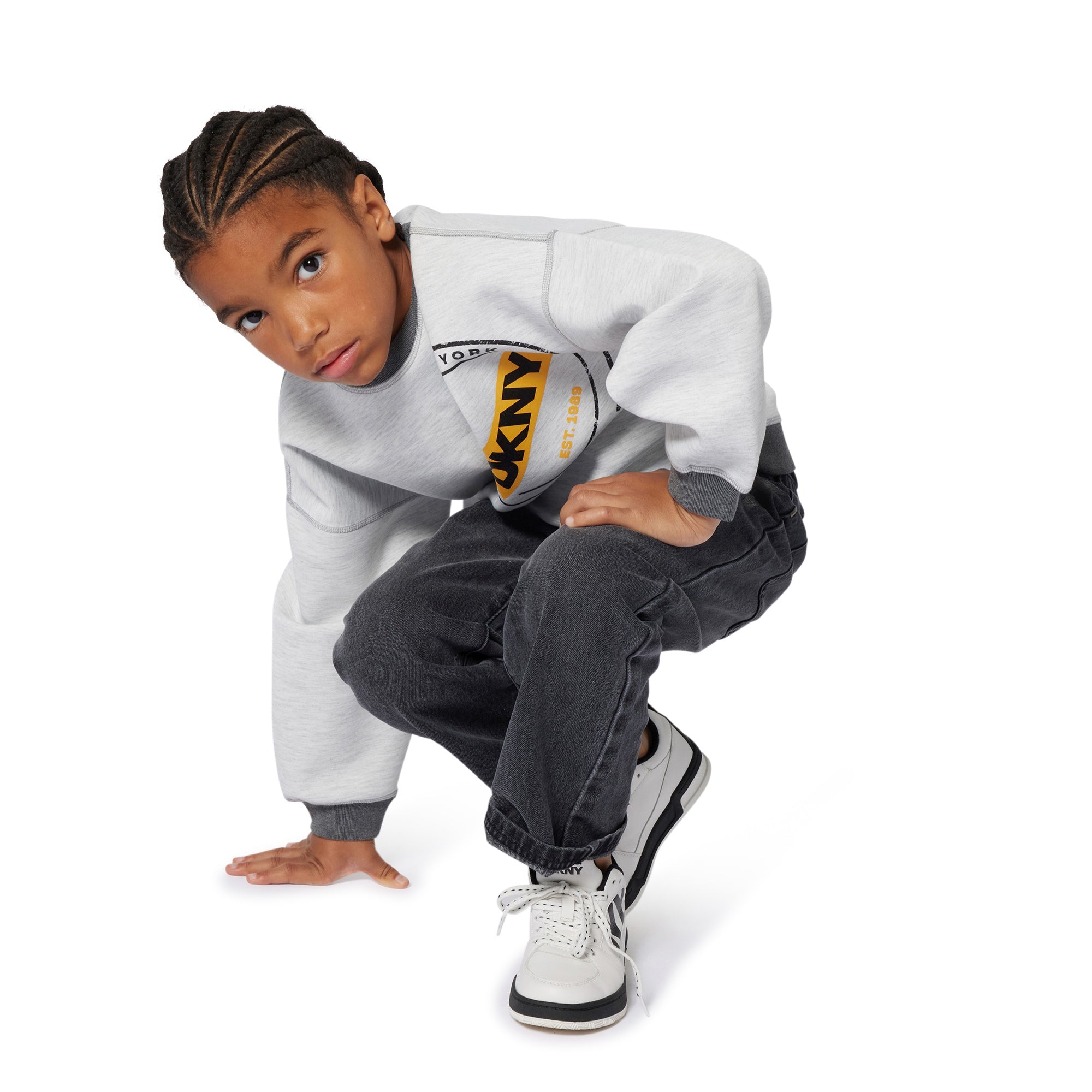 DKNYLogo Reversible Sweatshirt3617165641381SAVANNA