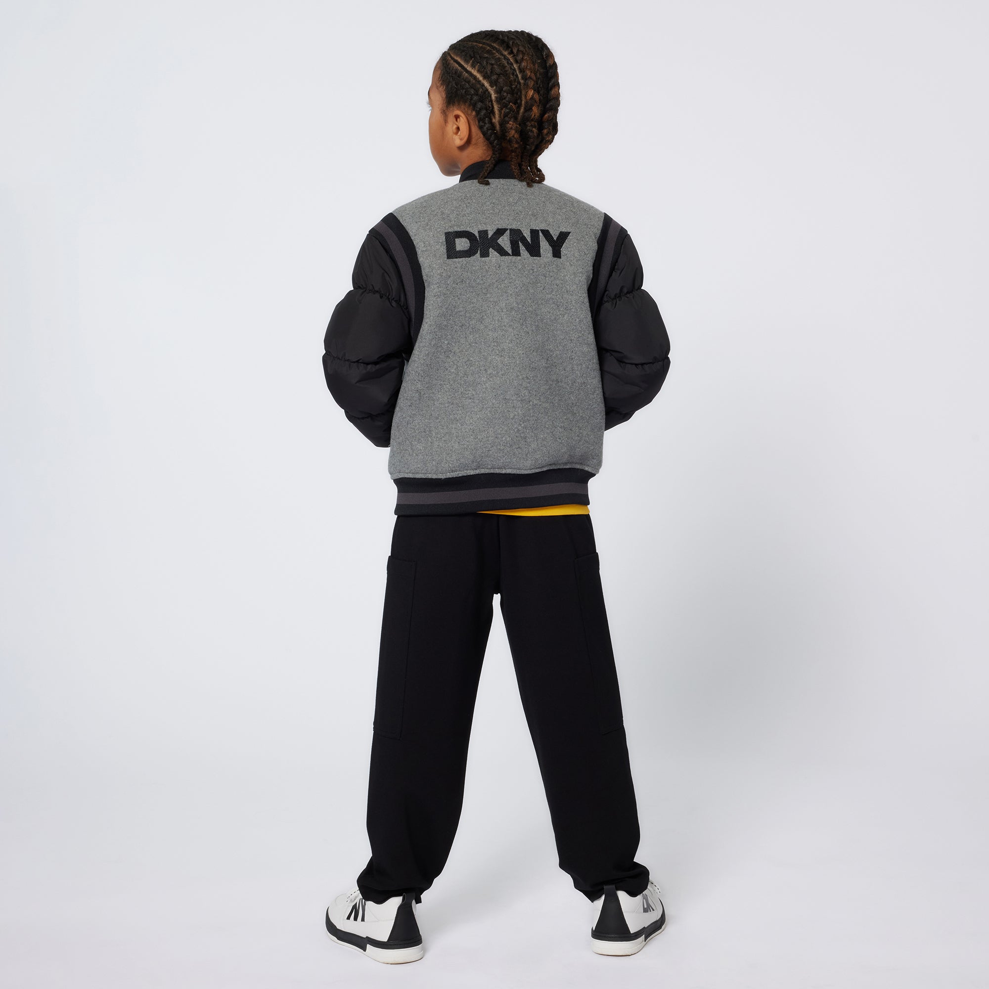DKNYPuffer Sleeves Bomber Jacket3617165608667SAVANNA