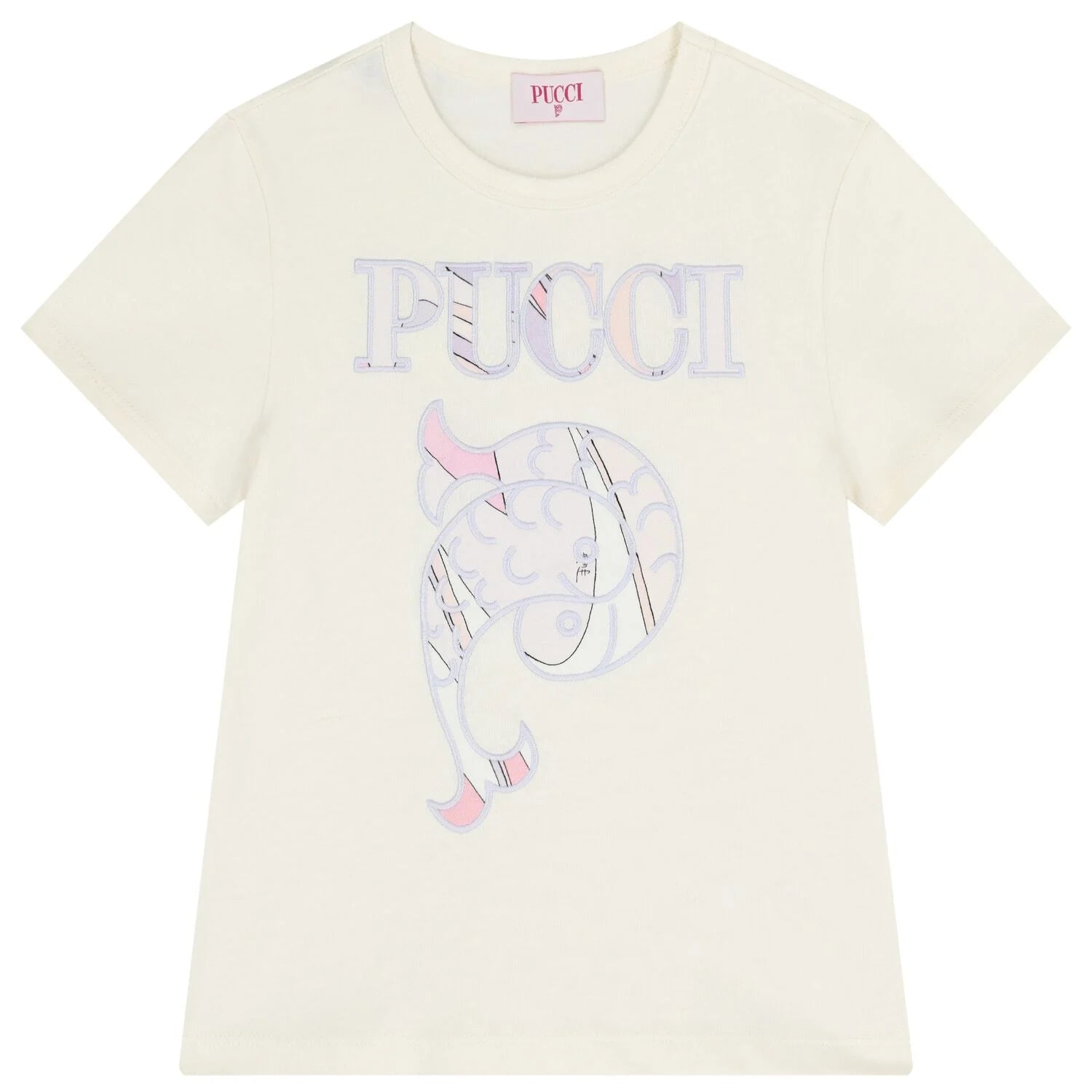 Emilio PucciEmbroidered Logo T-Shirt8059774192604SAVANNA