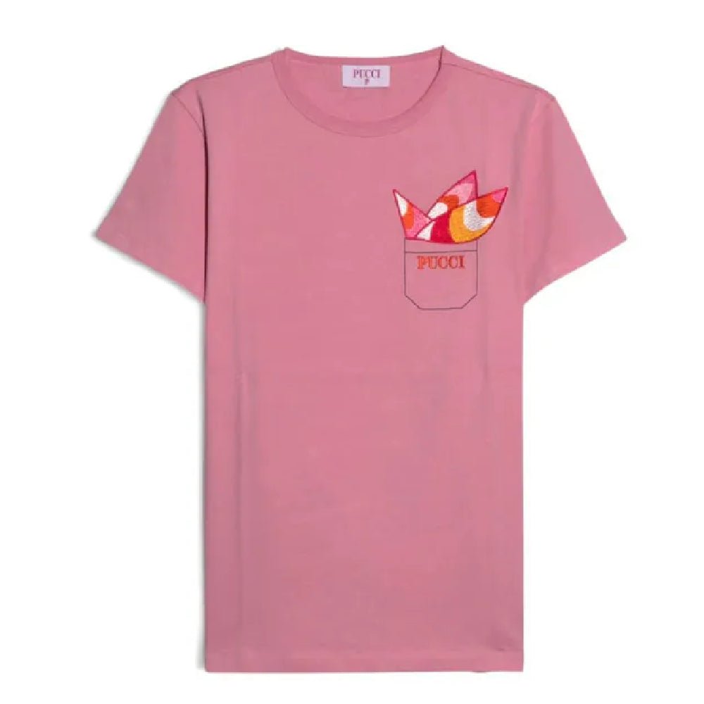 Emilio PucciLogo Pocket T-shirt8059774194363SAVANNA