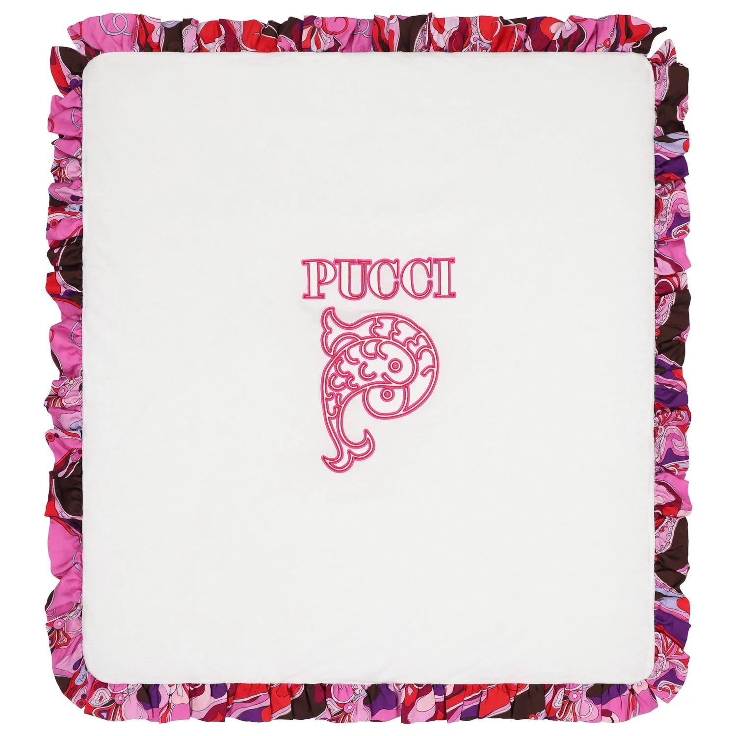 Emilio PucciOrchidee Ruffle Blanket8055178923646SAVANNA