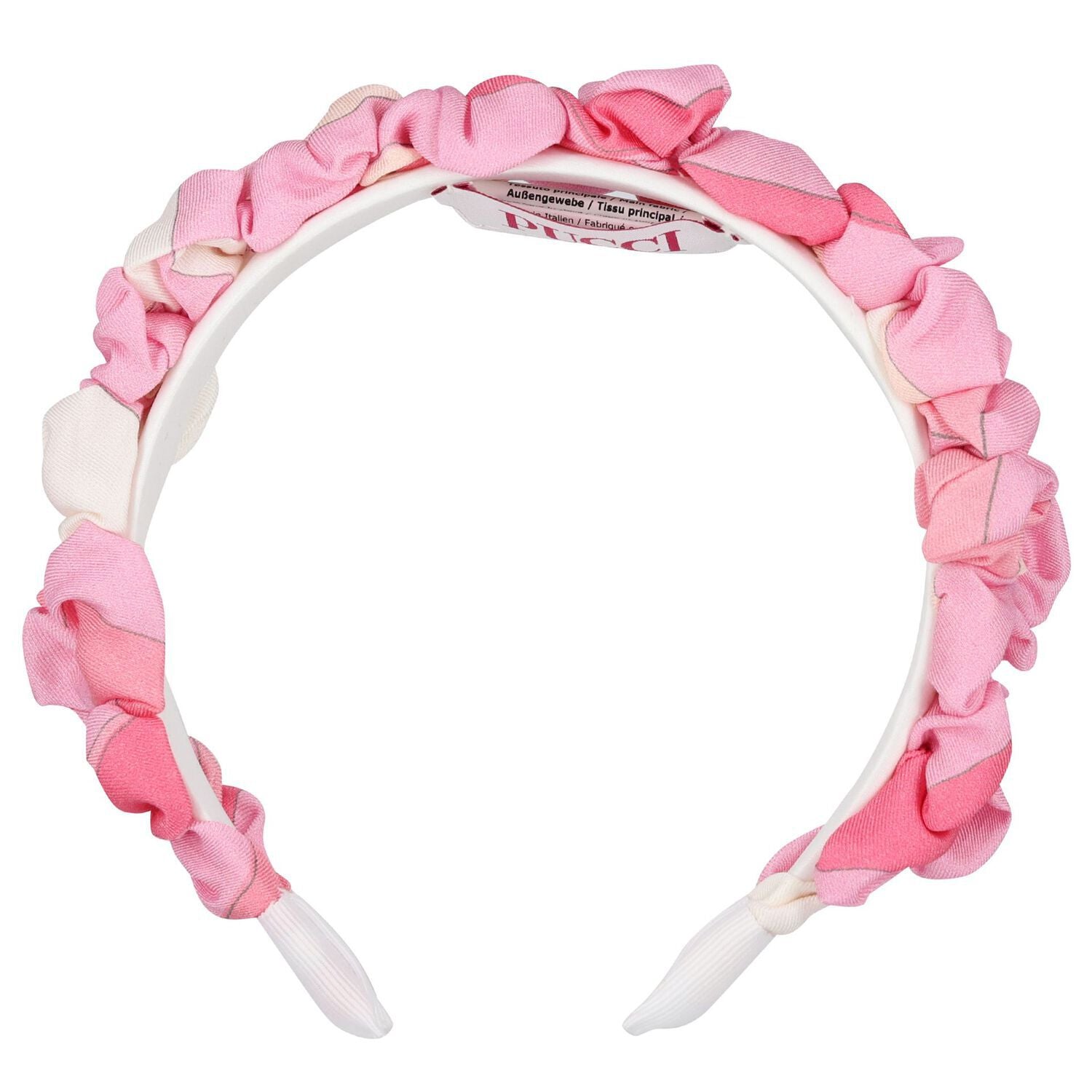Emilio PucciRuffled Iride Print Headband8055178924407SAVANNA