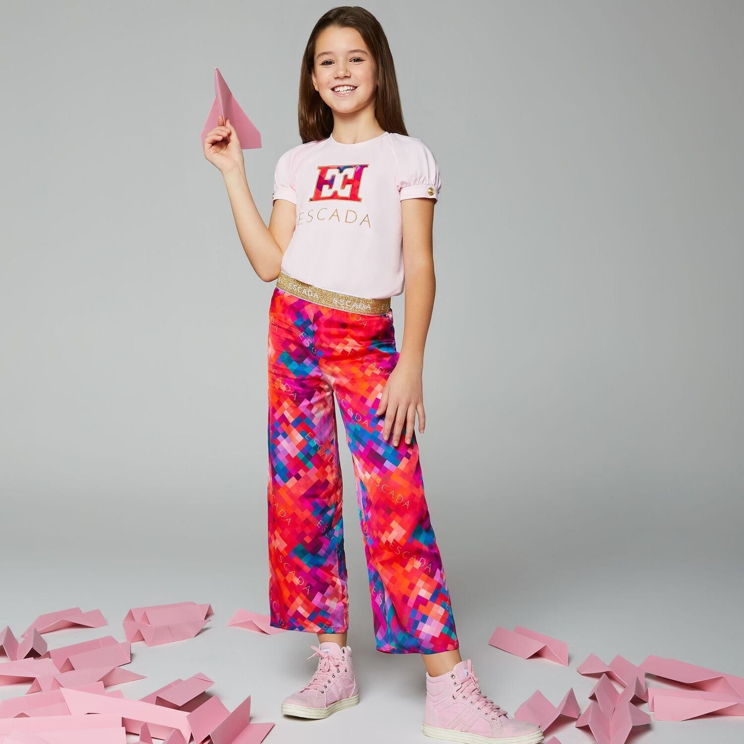 ESCADAMulti - Colored Logo Trousers4062176597827SAVANNA