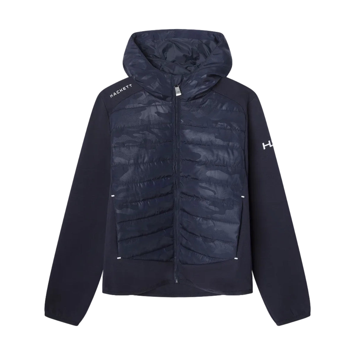 Hackett LondonCamo Hybrid Zip Hooded Jacket5063261881639SAVANNA