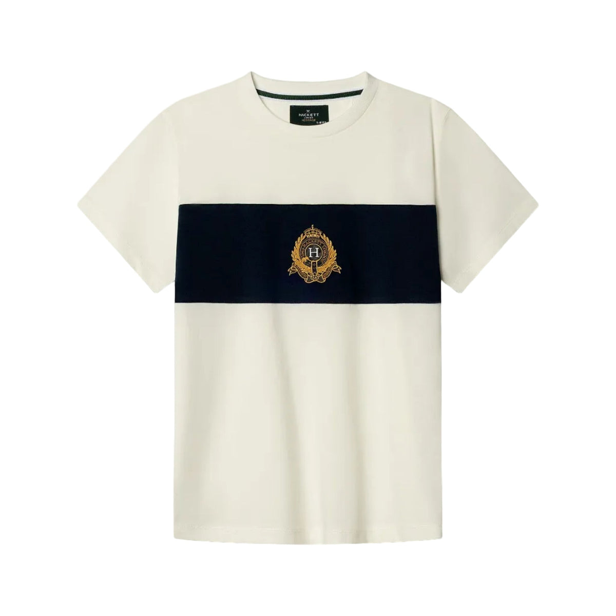 Hackett LondonCrest Panel Logo T-Shirt5063698377613SAVANNA
