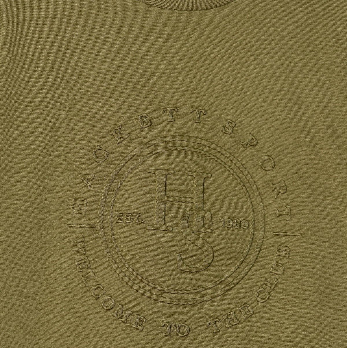 Hackett LondonHs Club Emboss T-Shirt5063698374179SAVANNA