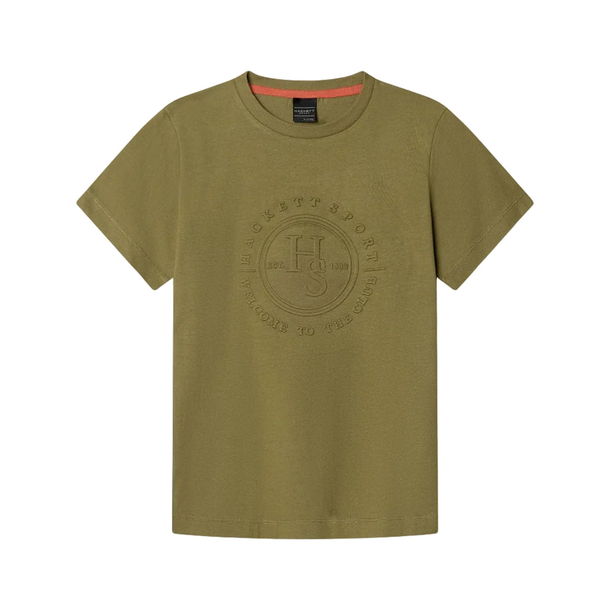 Hackett LondonHs Club Emboss T-Shirt5063698374179SAVANNA