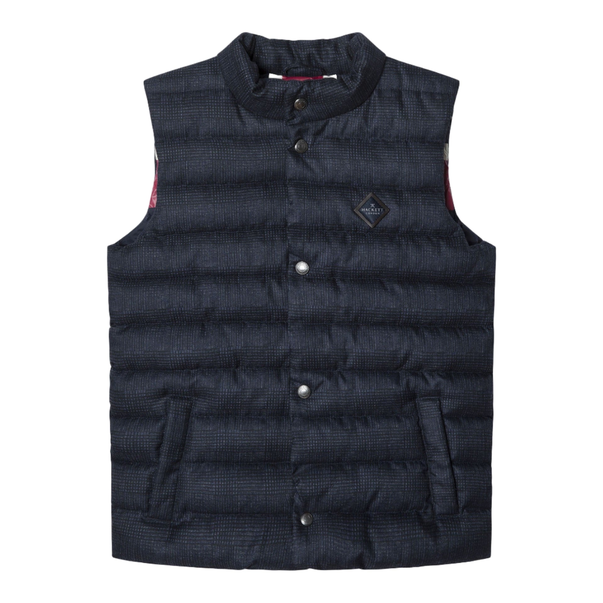 Hackett LondonPrince Wales Check Gilet5063261879070SAVANNA