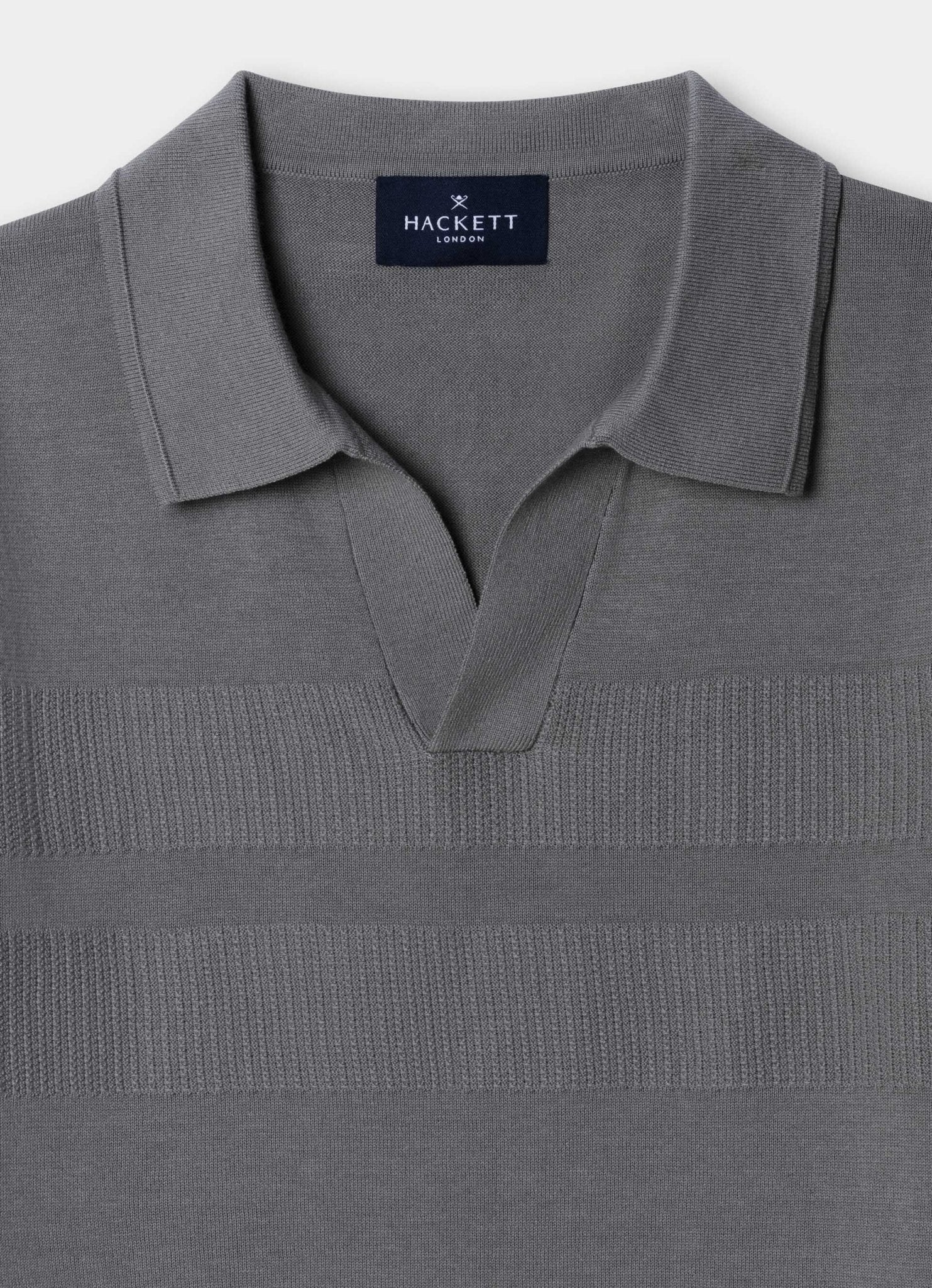 Hackett LondonShort Sleeved Knit Polo T-Shirt5063698160383SAVANNA