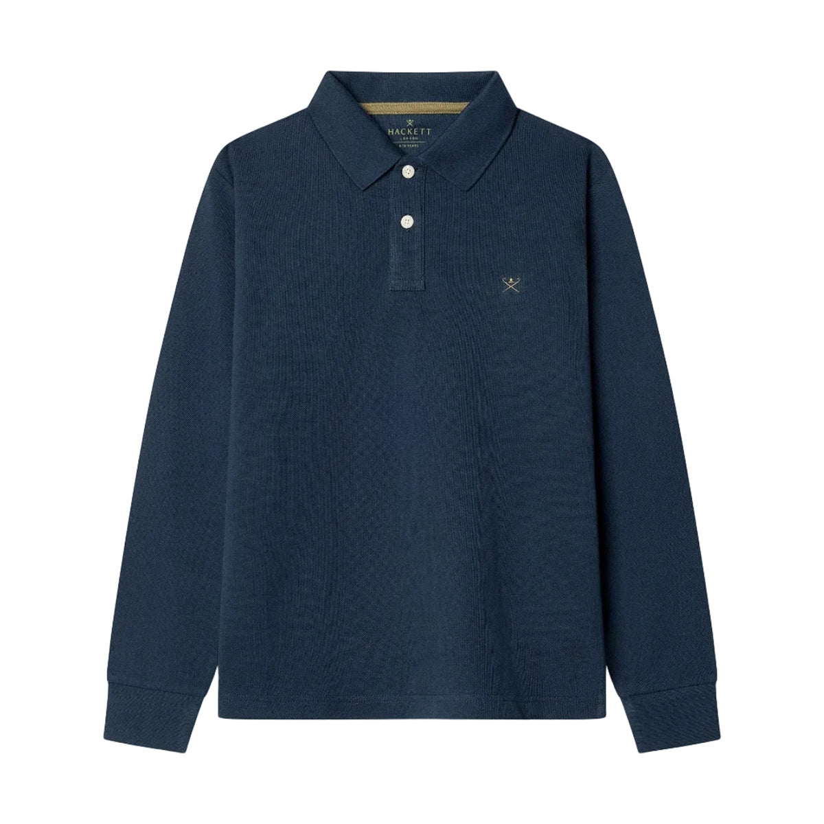 Hackett LondonSmall Logo Sleeved Polo Shirt5063698375930SAVANNA