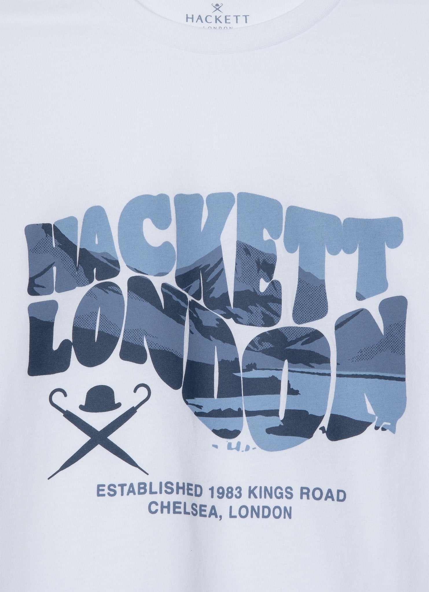 Hackett LondonWavy Logo Tee T-shirt5063261886962SAVANNA