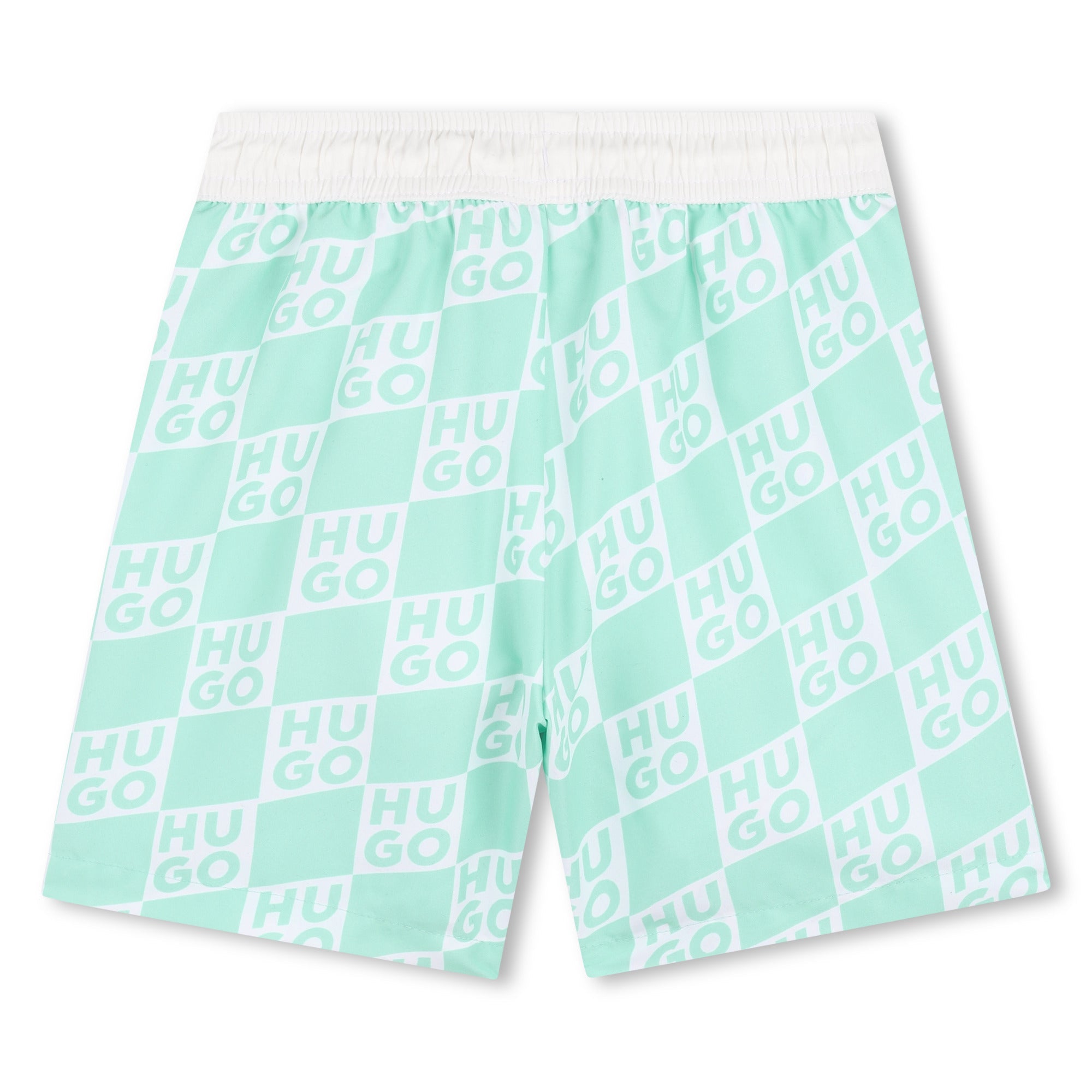 HUGOCheck Logo Swim Shorts3617165853494SAVANNA