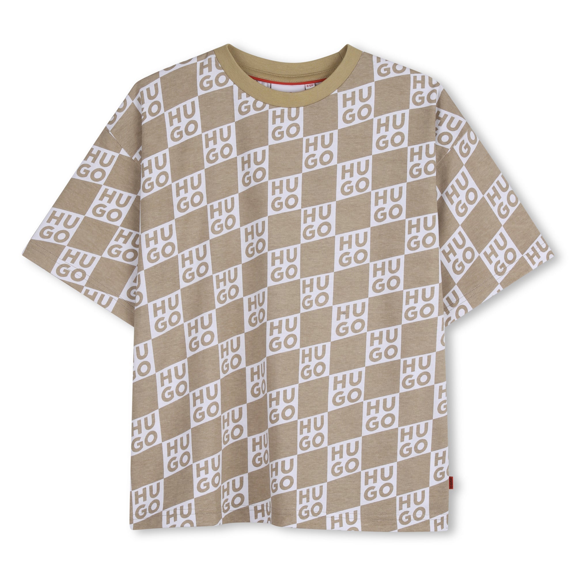 HUGOChecked Logo T-shirt3617165842467SAVANNA