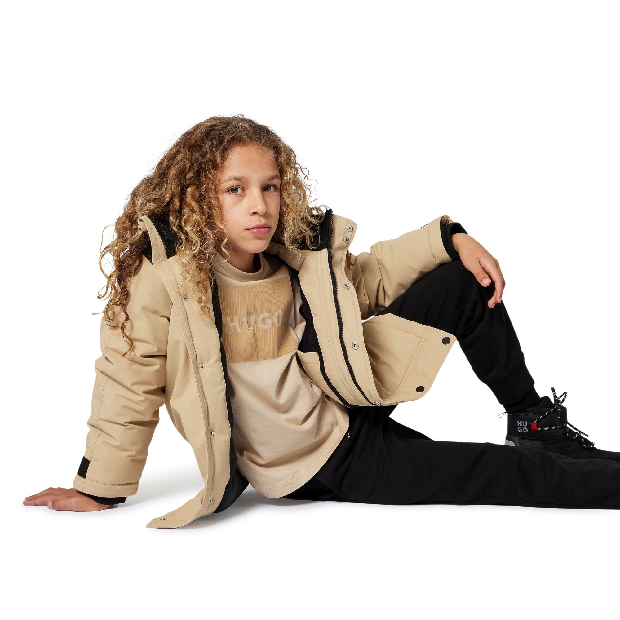 HUGOLogo Print Sweatpants3617165668470SAVANNA