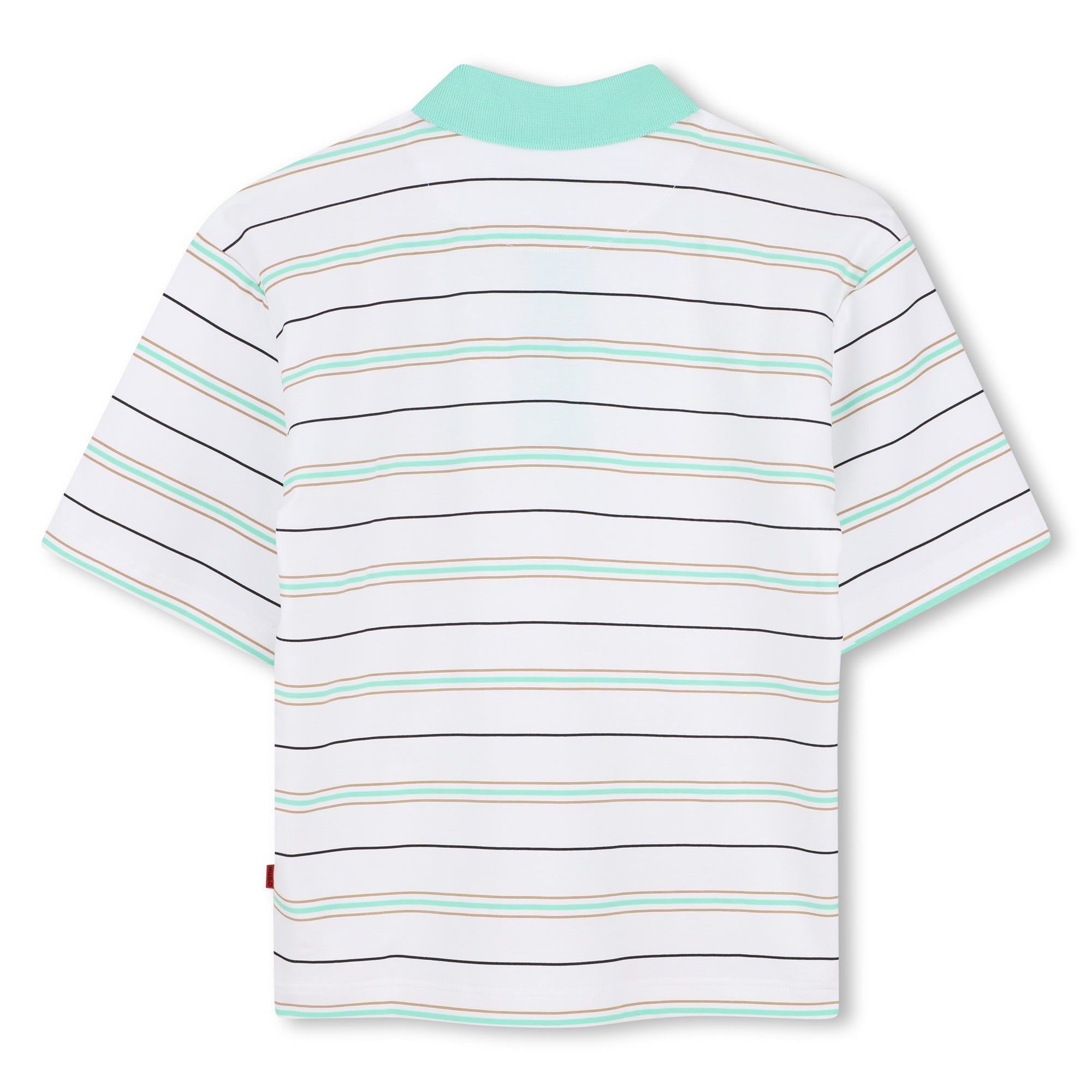 HUGOStripe Logo Polo Shirt3617165950322SAVANNA