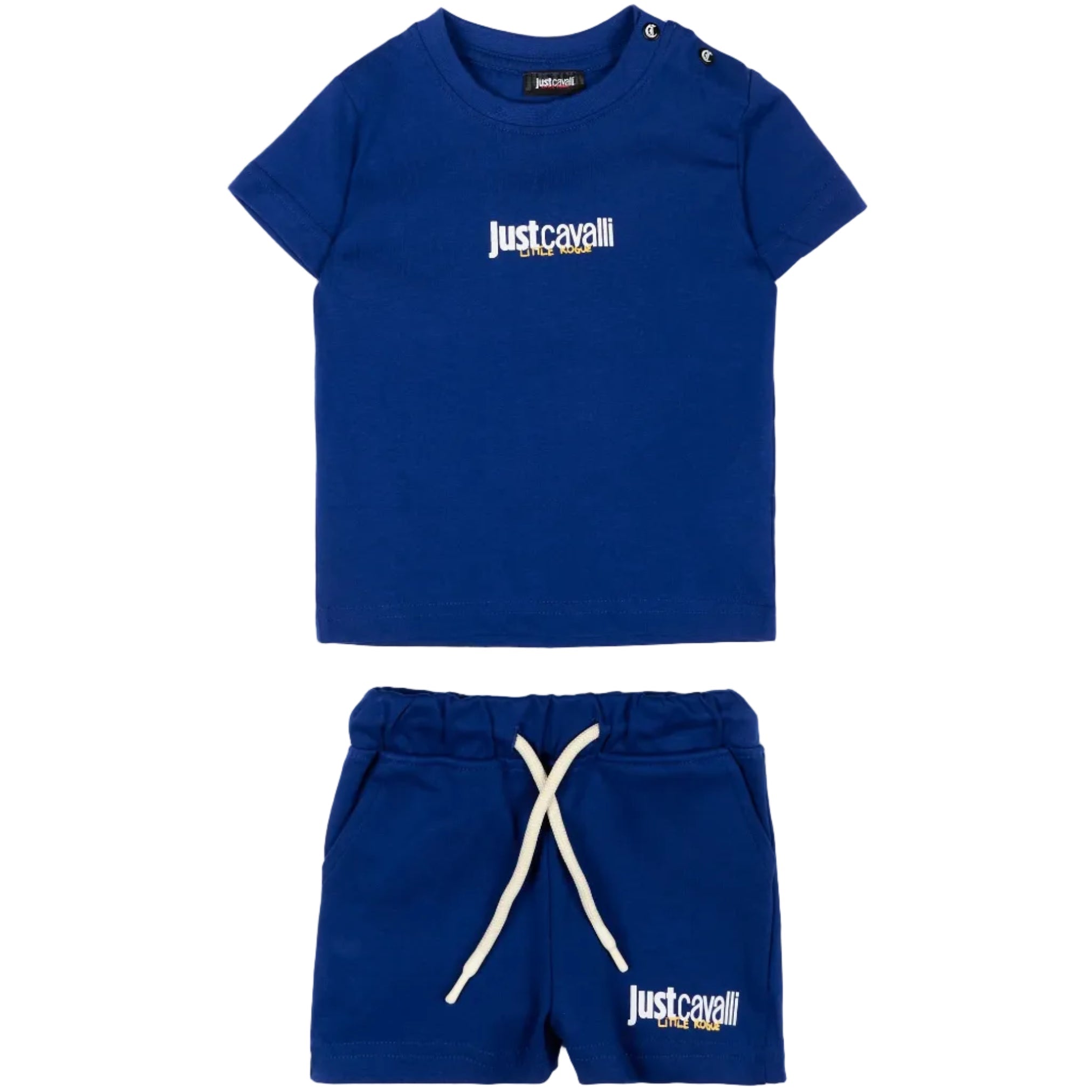 Just CavalliLogo Print Shorts SetSAVANNA