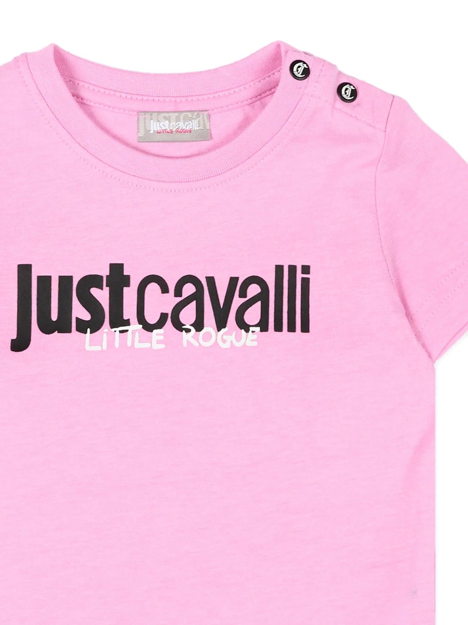 Just CavalliLogo Short Sleeved T-ShirtSAVANNA