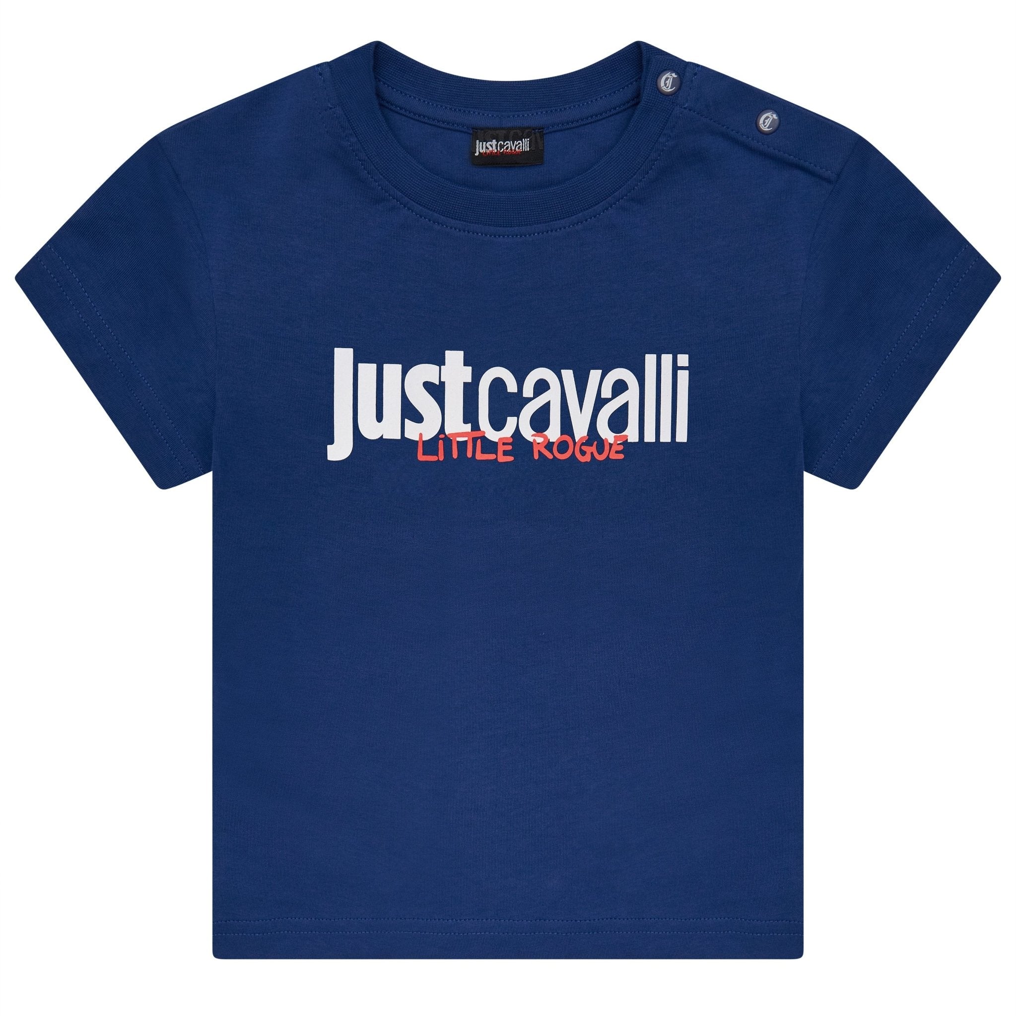Just CavalliLogo Short Sleeved T-ShirtSAVANNA