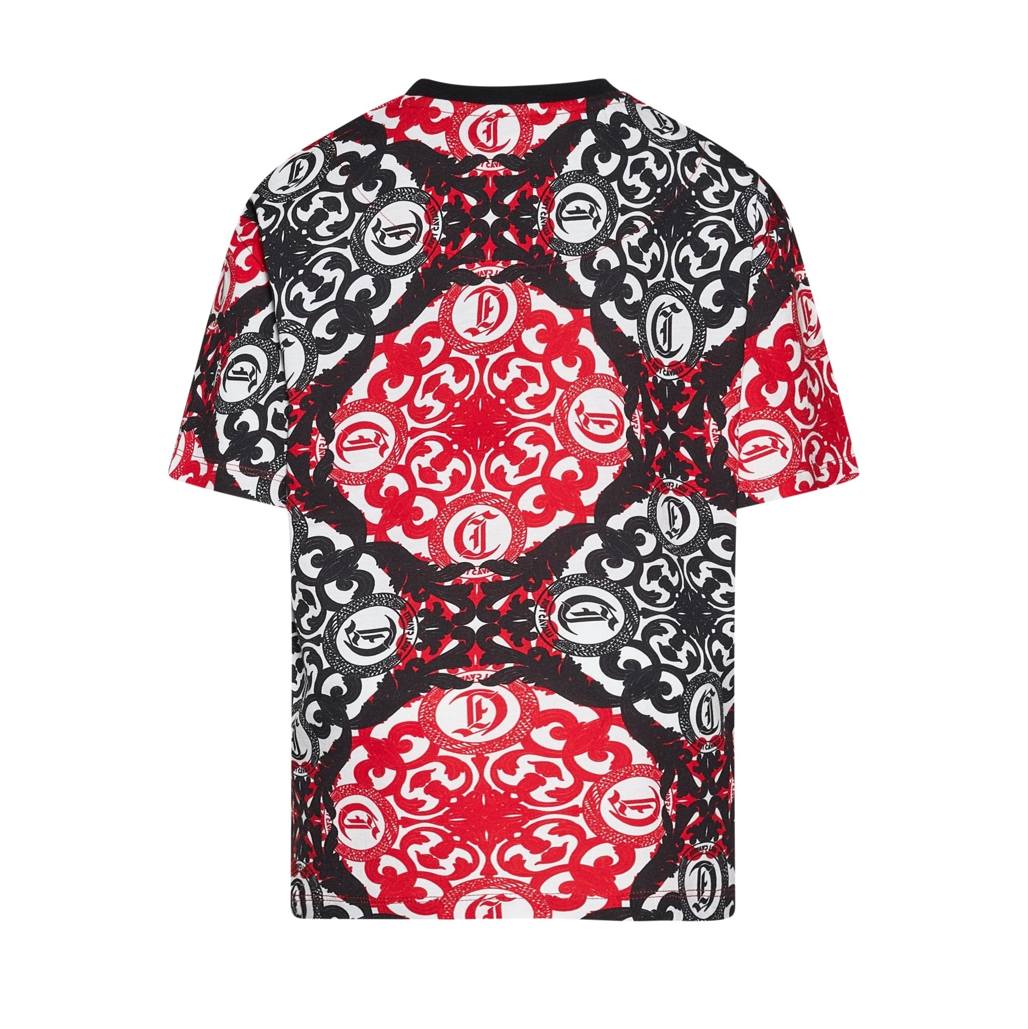 Just CavalliPatterned Crewneck T-Shirt8053638509898SAVANNA