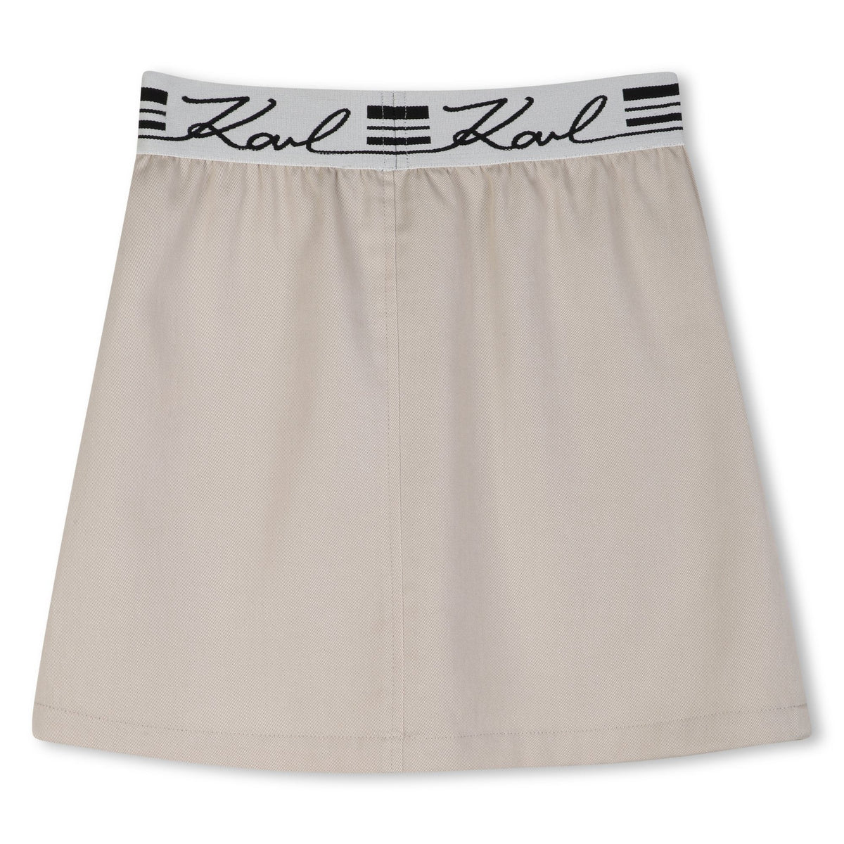 Karl LagerfeldLogo Waistband Twill Skirt3617165978753SAVANNA
