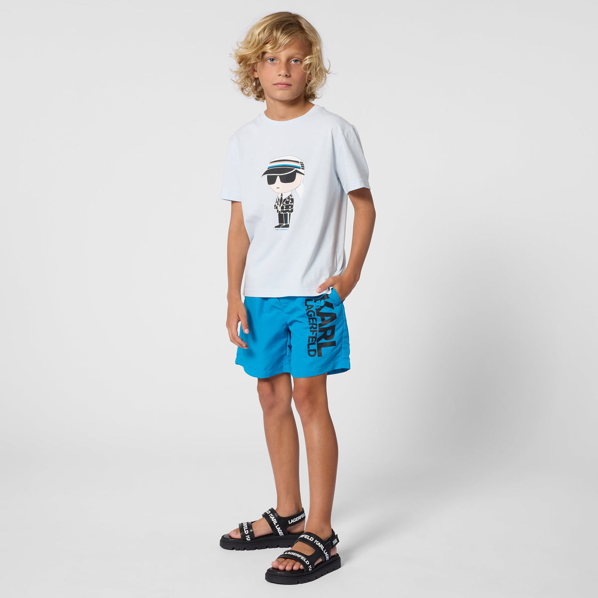 Karl LagerfeldMini Me Logo Swim Shorts3617165942129SAVANNA