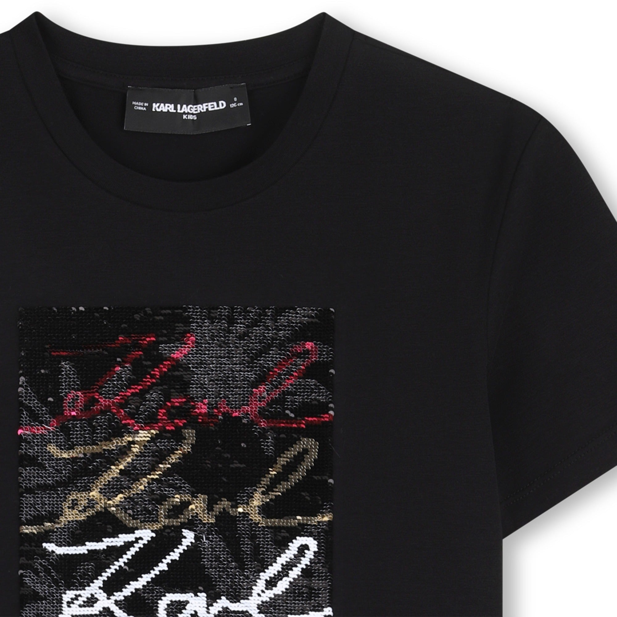 Karl LagerfeldReversible Sequin Choupette T-Shirt3617165851827SAVANNA