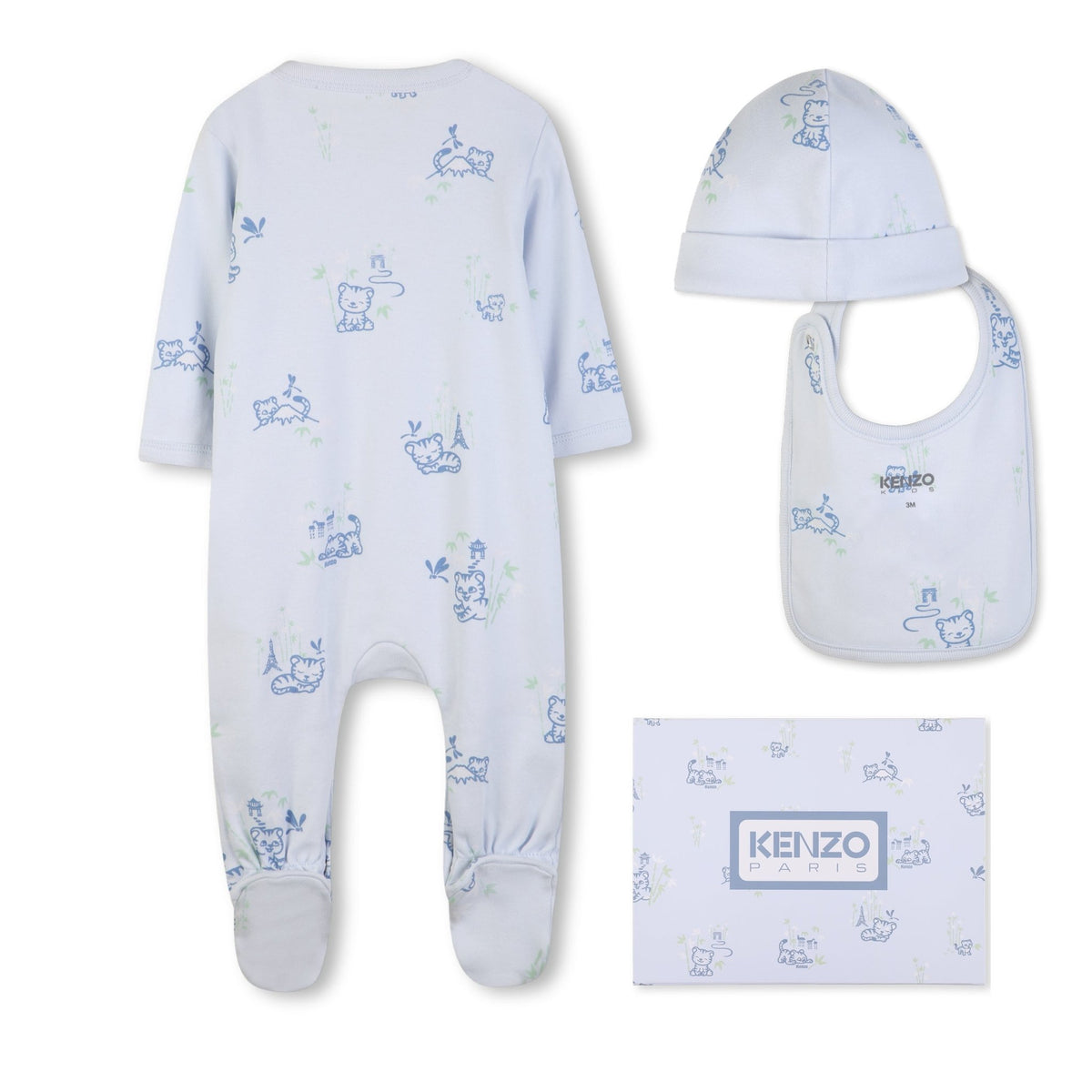KENZOBabygrow Bib Gift Set3617165793806SAVANNA