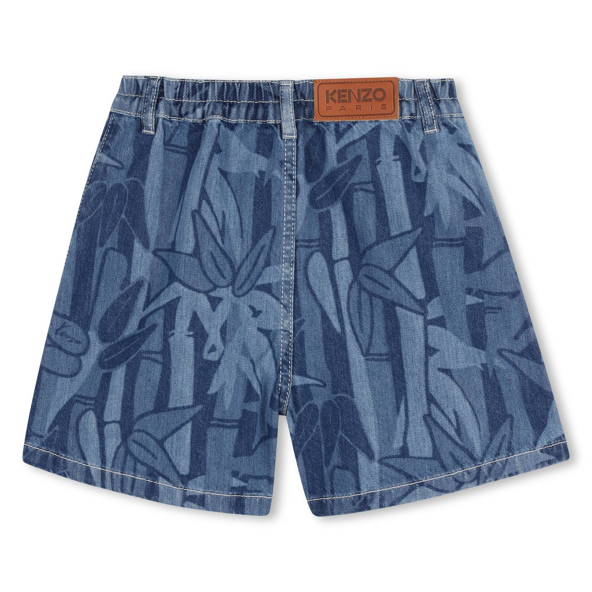 KENZOBamboo Print ShortSAVANNA