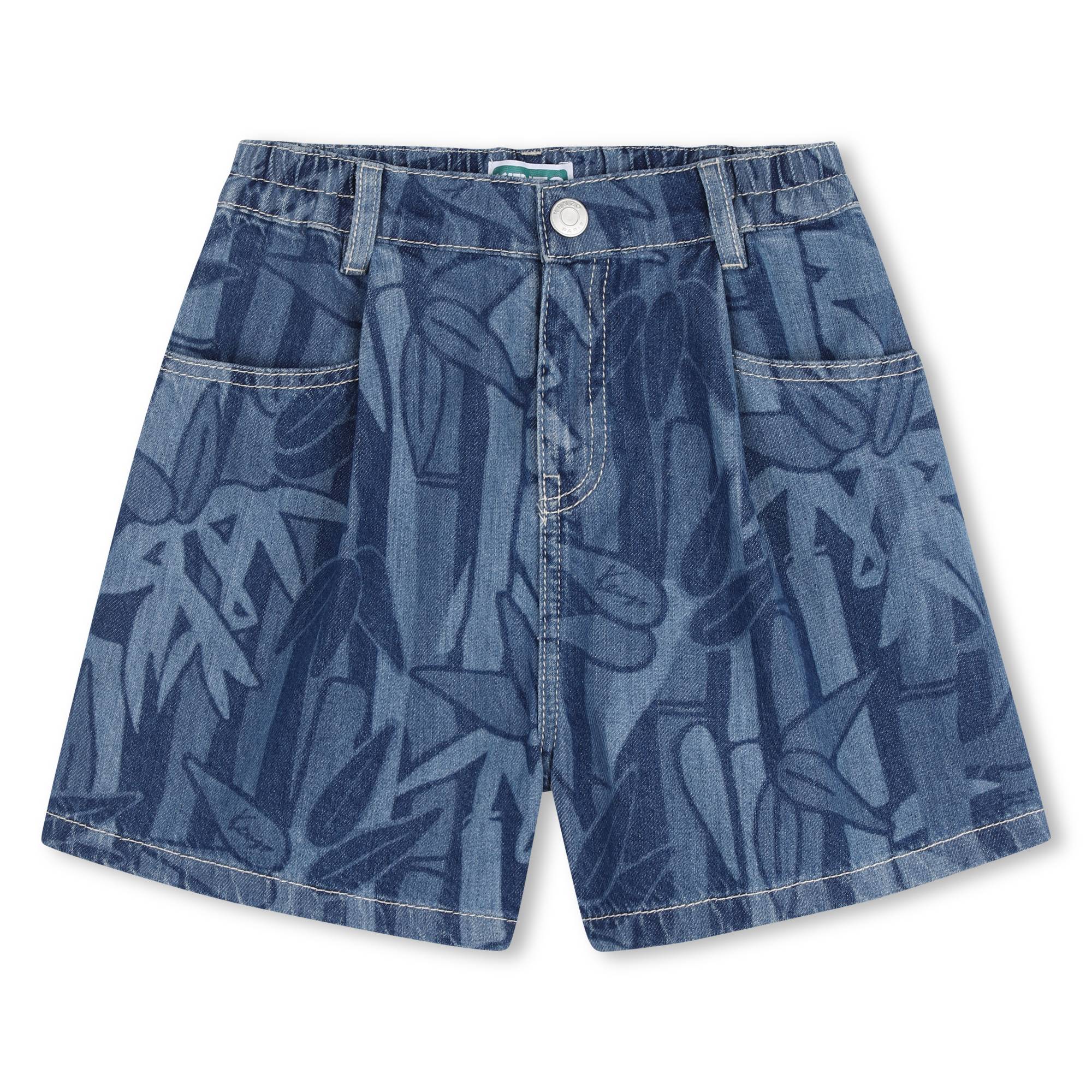 KENZOBamboo Print ShortSAVANNA