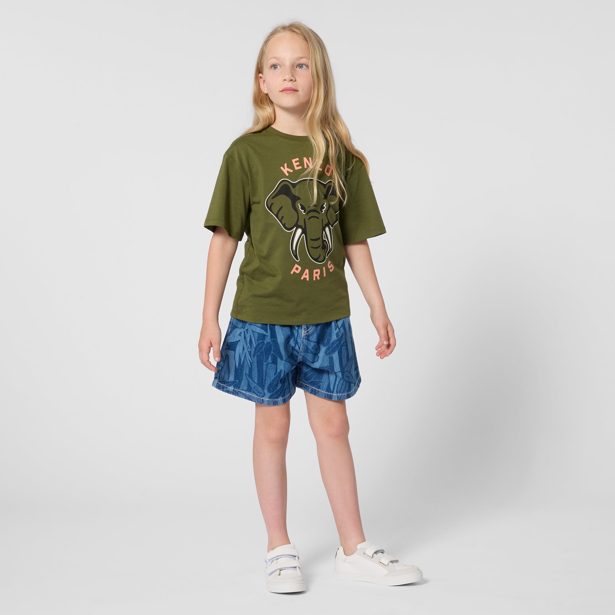 KENZOBamboo Print ShortSAVANNA