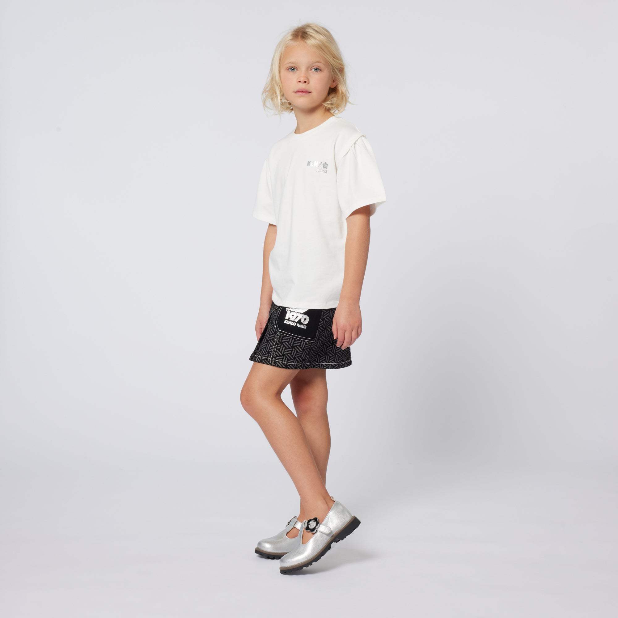 KENZOBoke Flower Metallic T-Shirt3617165615931SAVANNA