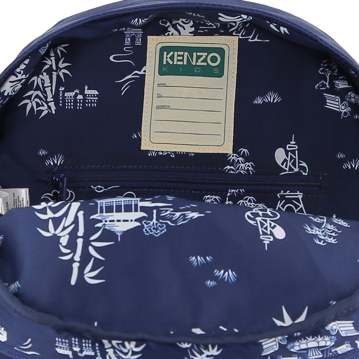 KENZOEiffel Tower Print Backpack3617165832826SAVANNA