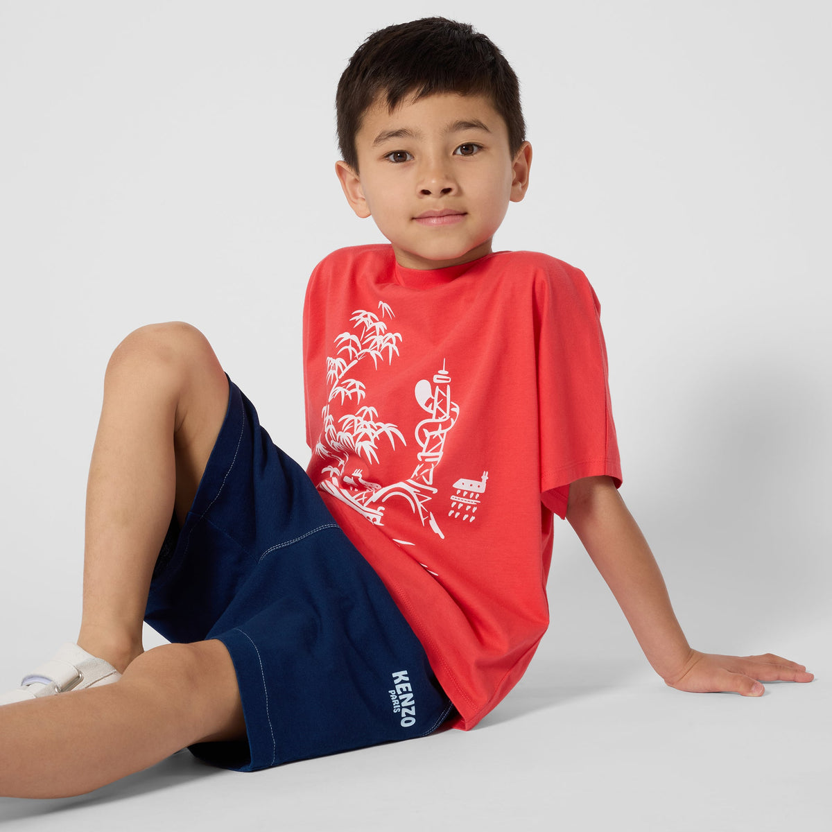 KENZOElasticated Logo ShortsSAVANNA