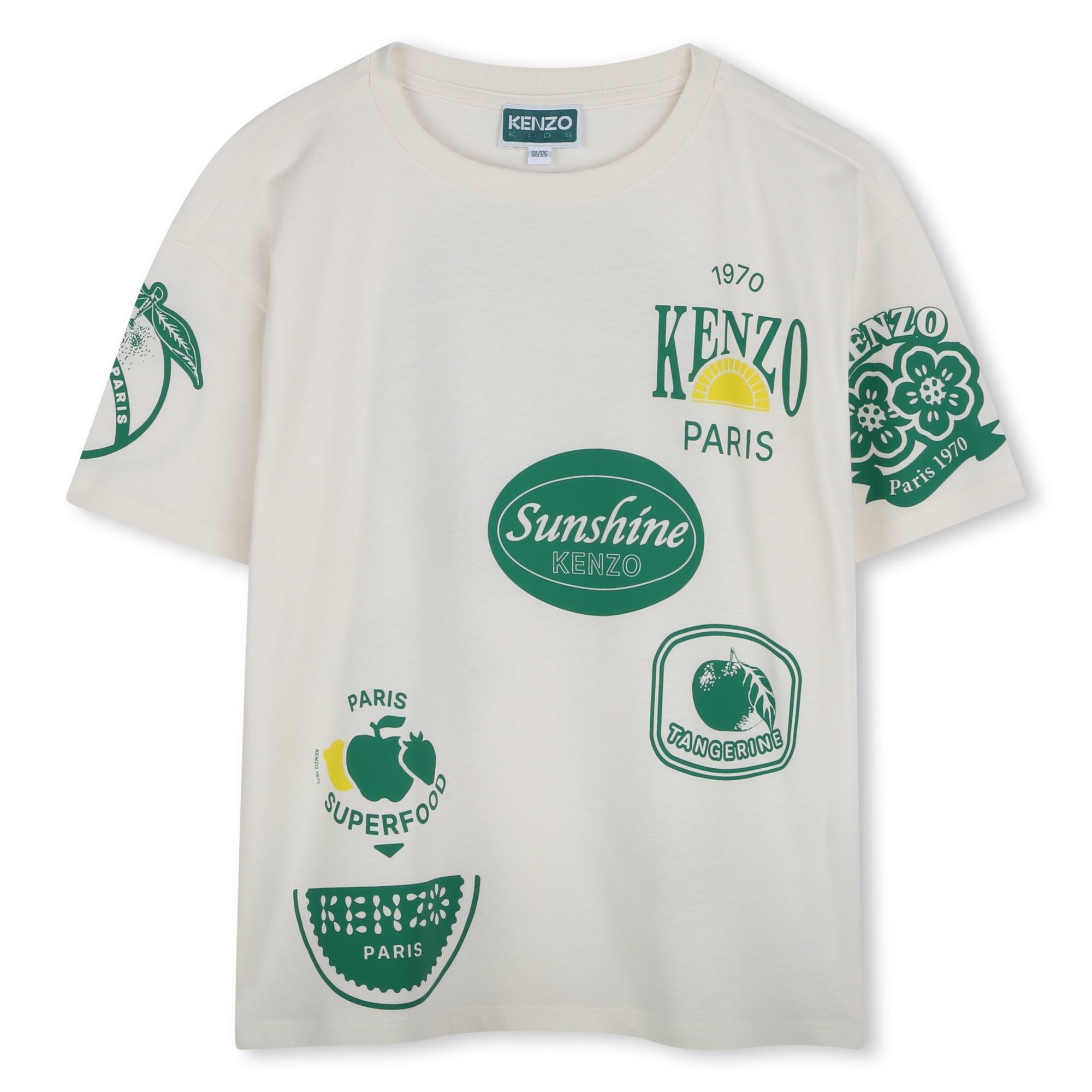 KENZOFruit Stickers T-Shirt3617165293054SAVANNA