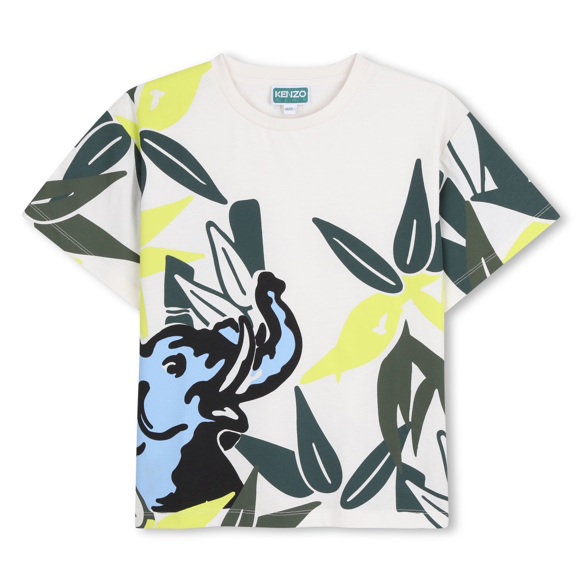 KENZOJungle Print Logo T-ShirtSAVANNA