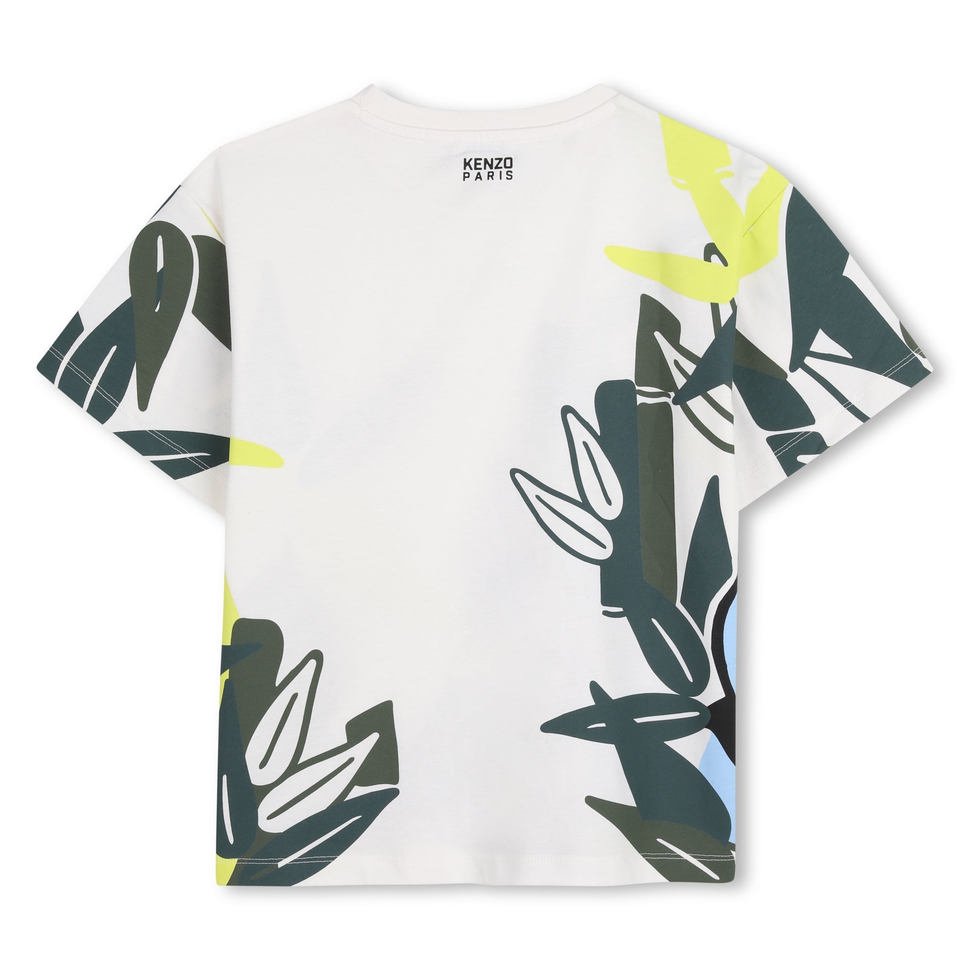 KENZOJungle Print Logo T-ShirtSAVANNA