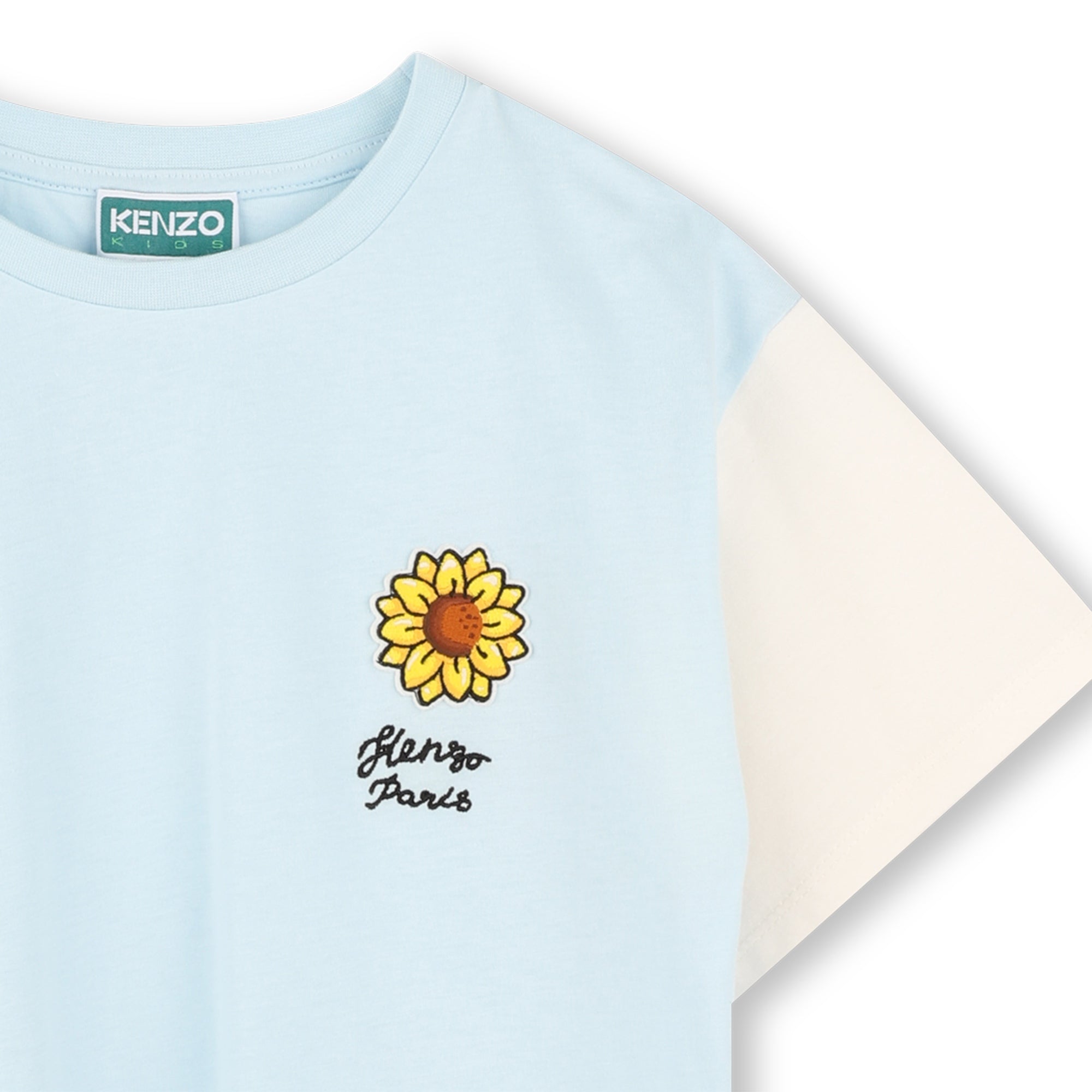 KENZOLogo Embroidered T-shirtSAVANNA
