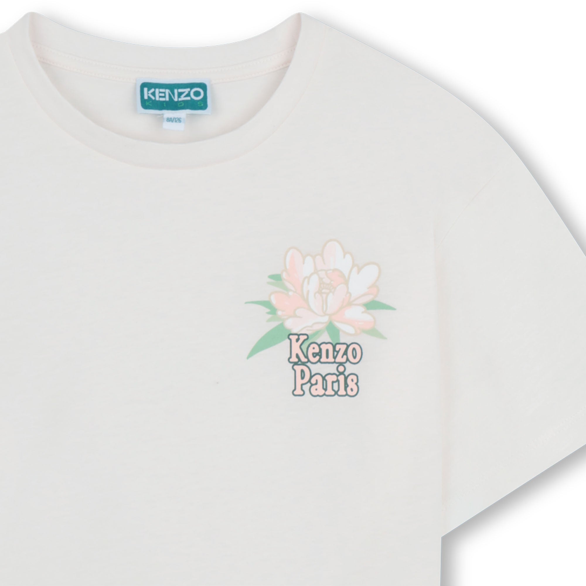 KENZOParis Peony Logo T-Shirt3617165984280SAVANNA