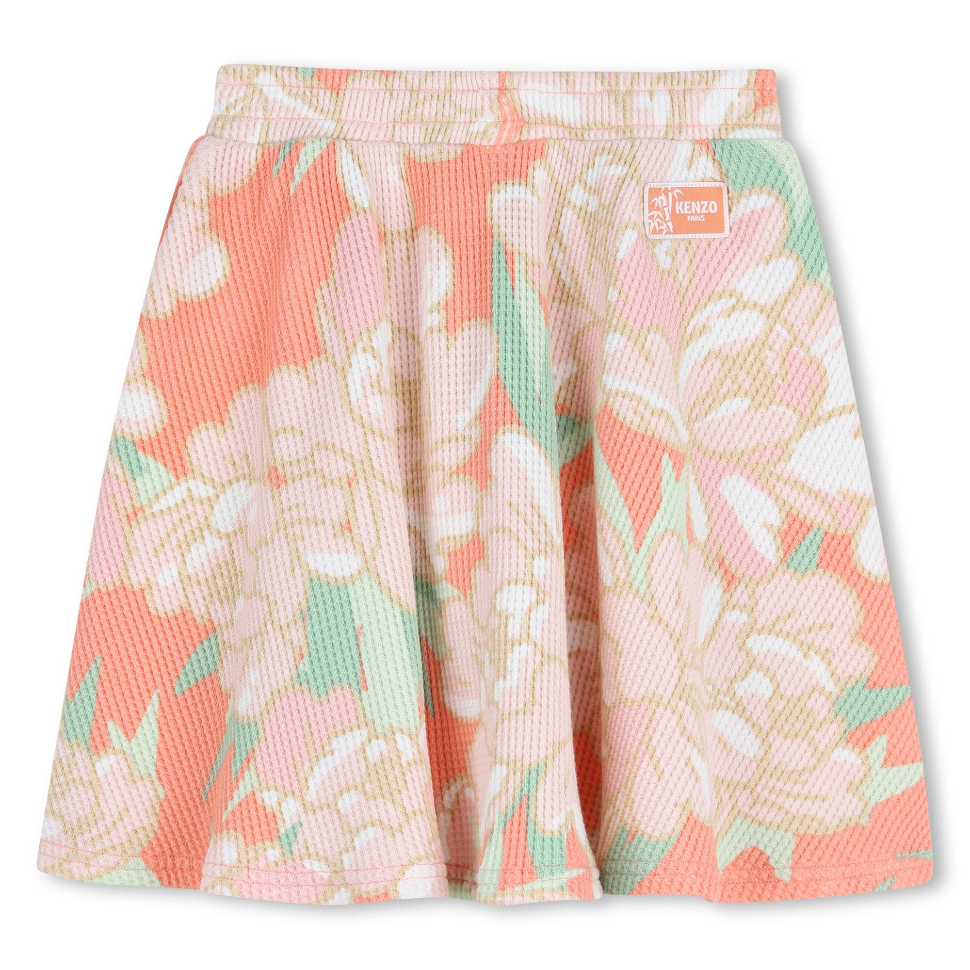 KENZOPeony Print Skirt3617165827693SAVANNA